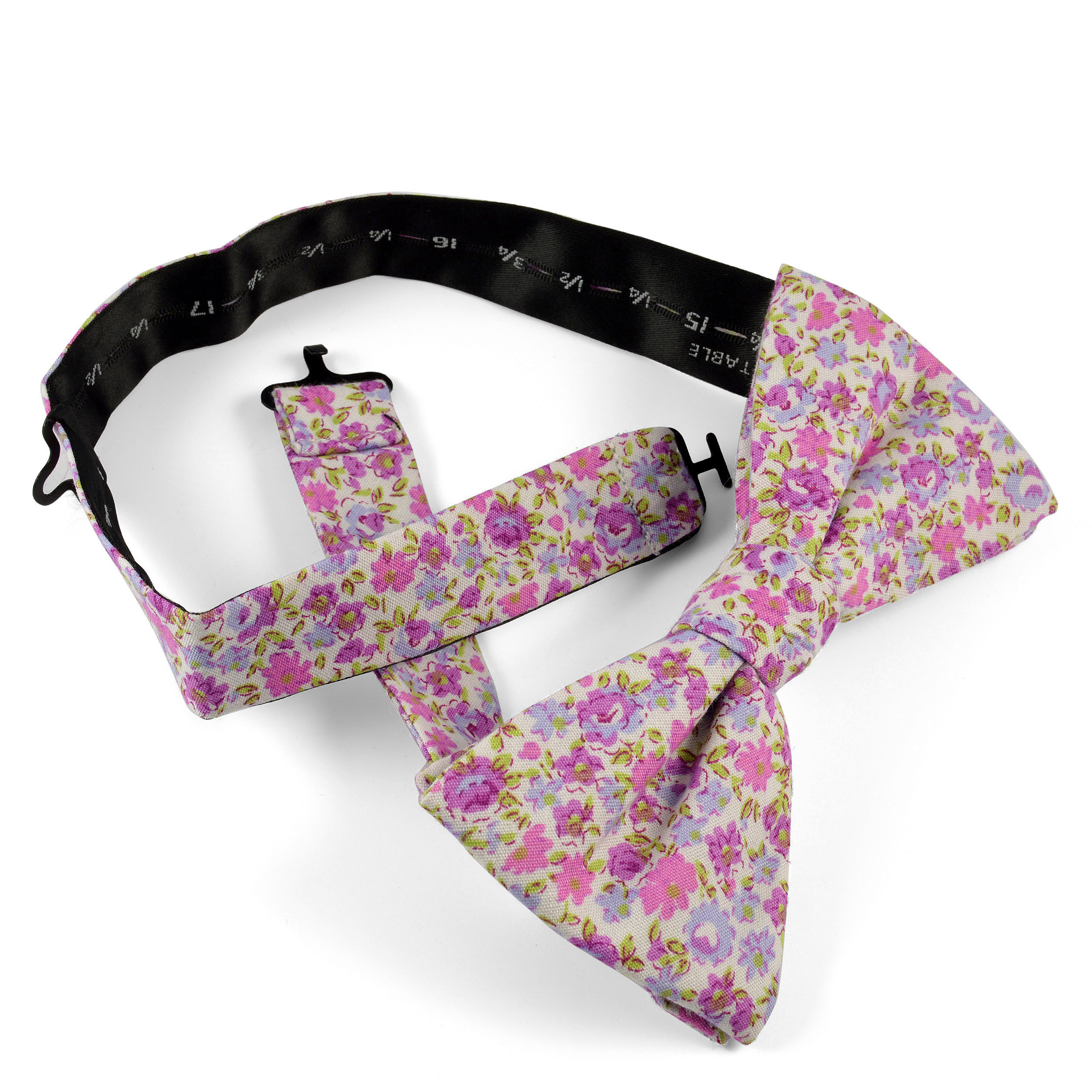 Helle Lila Blumen Fliege - 2