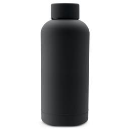 Vesipullo | 350 ml | Musta, ruostumatonta terästä