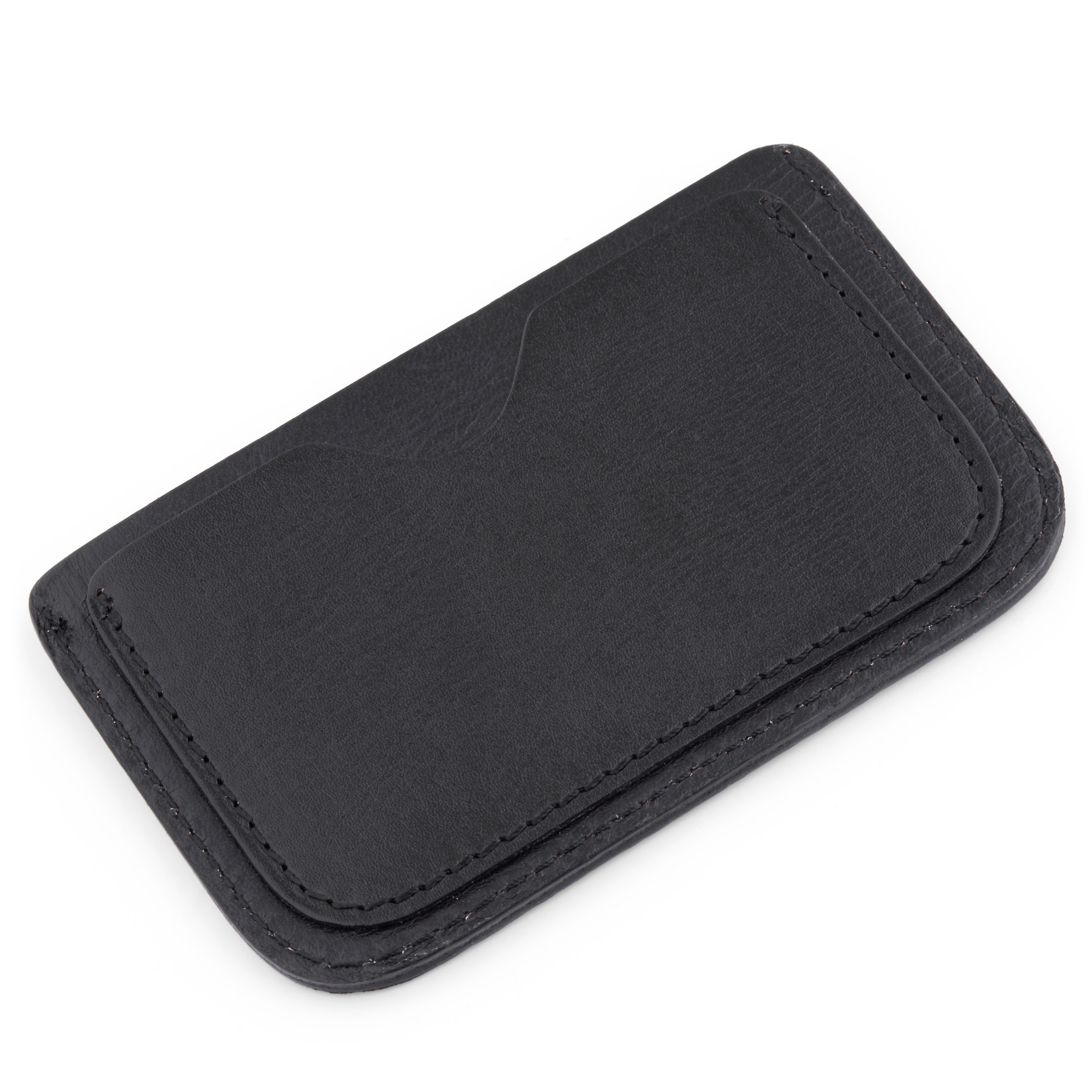 Tarjetero de piel Fergus negro - 5