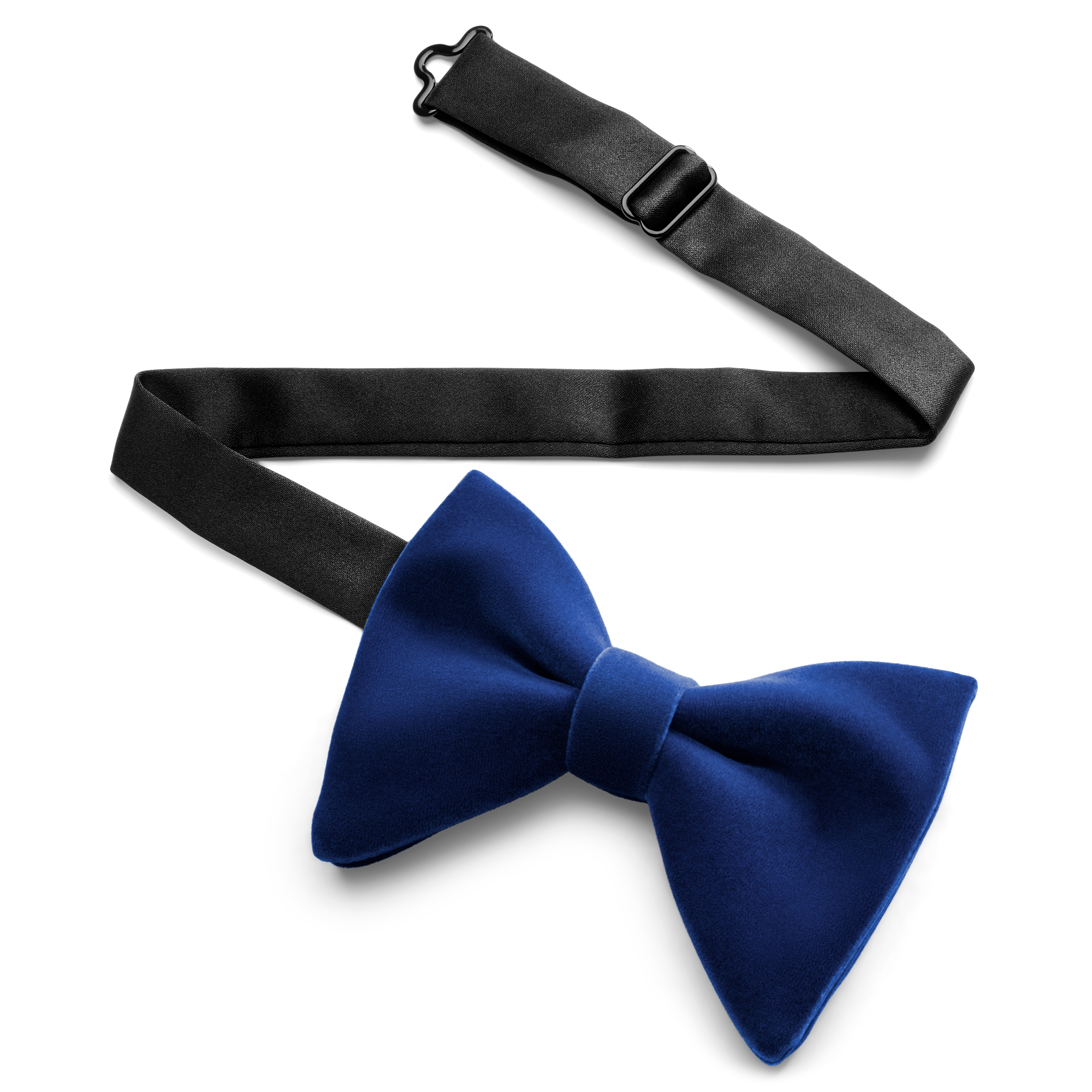 Kleos | Royal Blue Velvet Droopy Pre-Tied Bow Tie - 2
