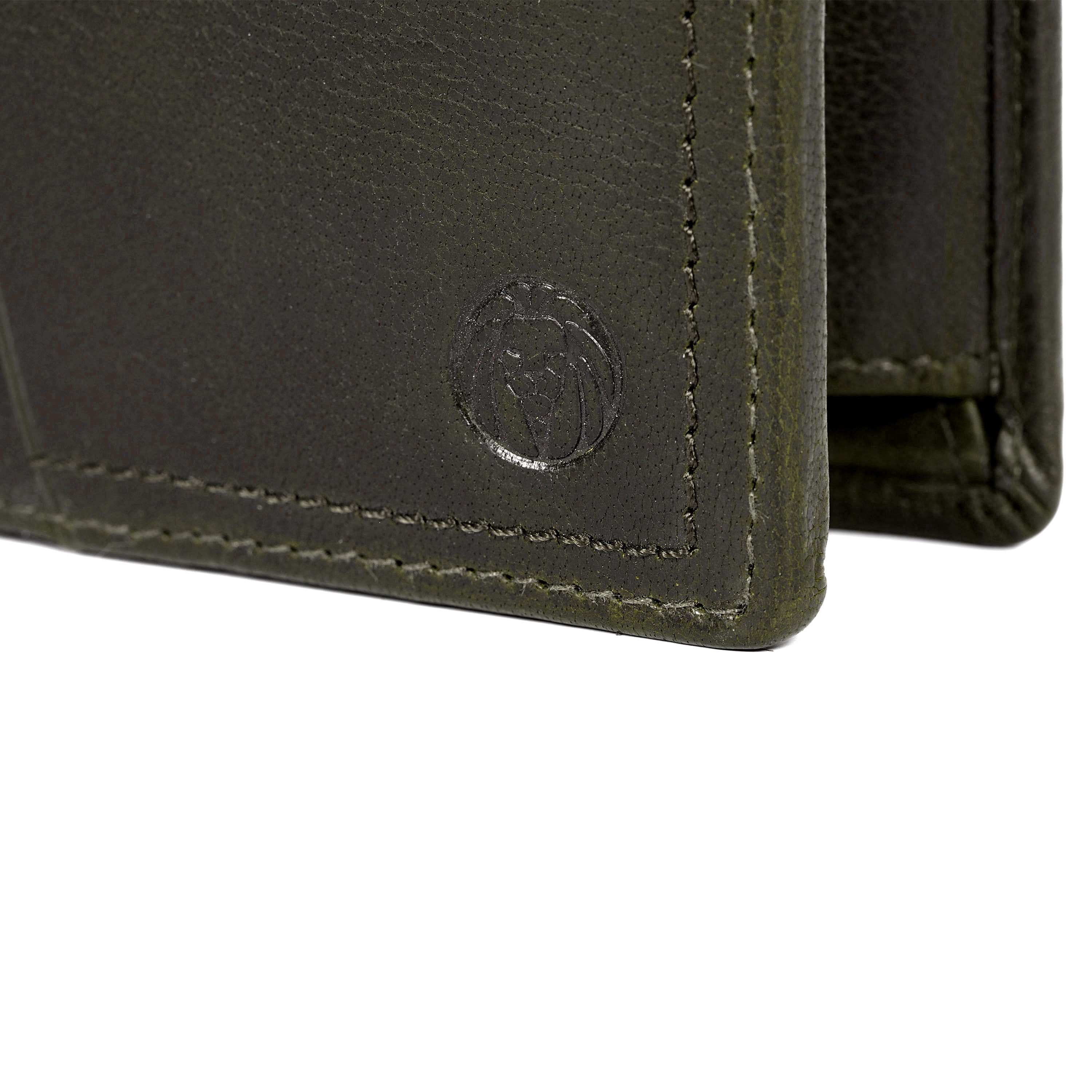 Montreal Rustic Olive RFID Leather Wallet - 11