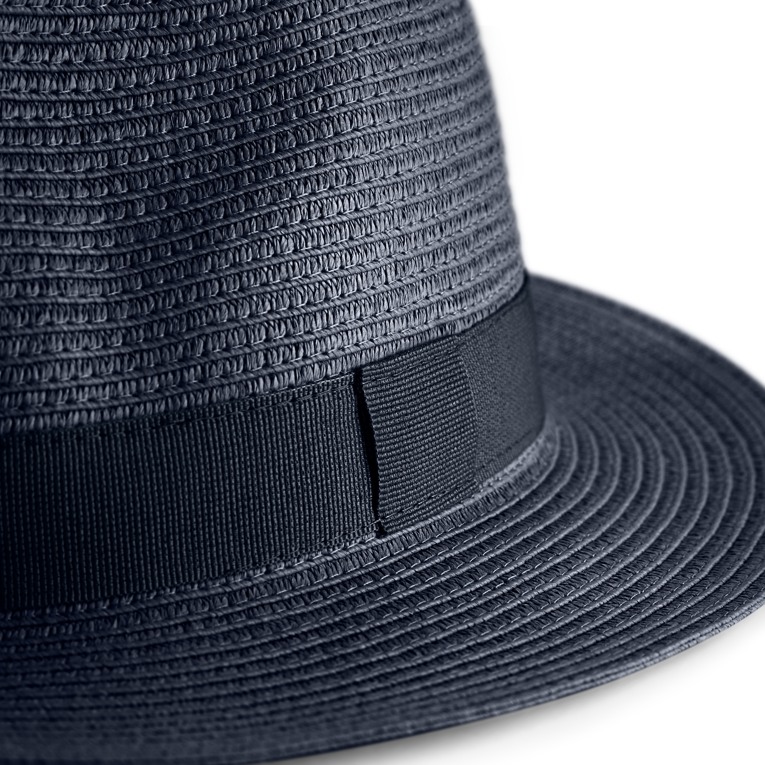 Lacuna | Royal Blue Straw Fedora - 5