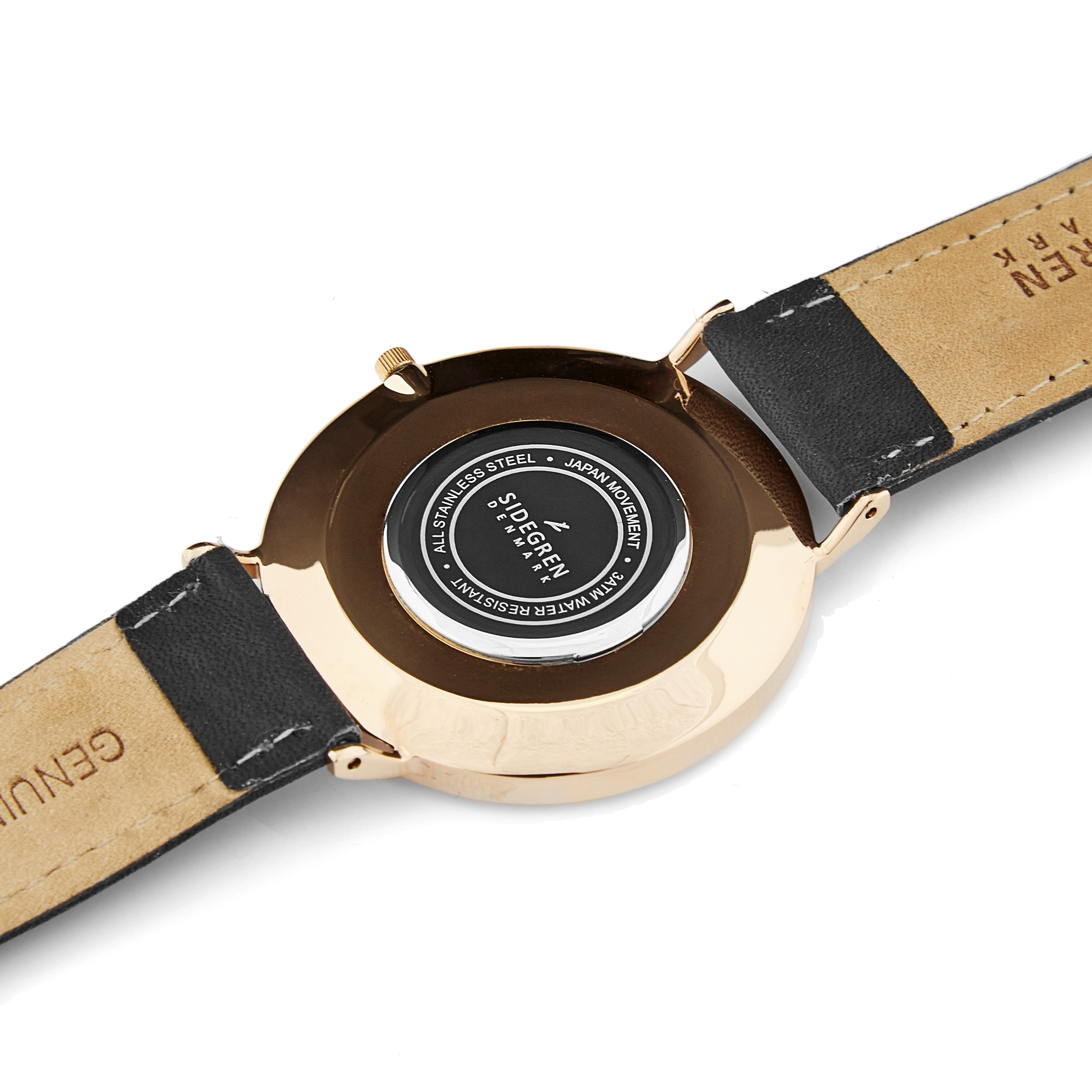 Rosegold & Black Nivil Watch - 5