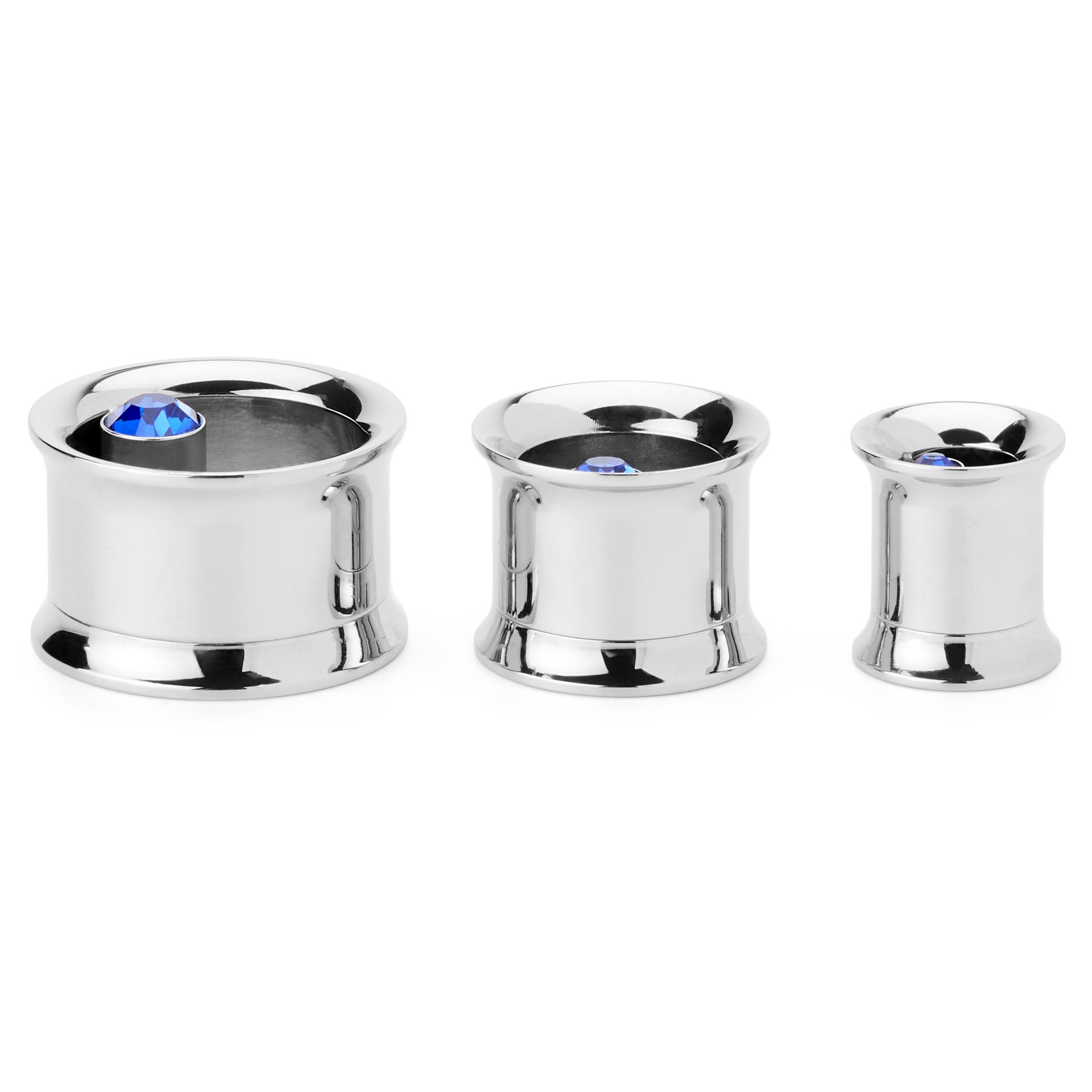 Ferma Orecchini Per Lobi Dilatati Lieson 2 Pezzi Piercing Dilatatore Orecchio, Dilatatori Acciaio Chirurgico Cerchio Semplice Lucido Dilatatore Orecchini 1.6mm, Argento Dilatatori Lobo