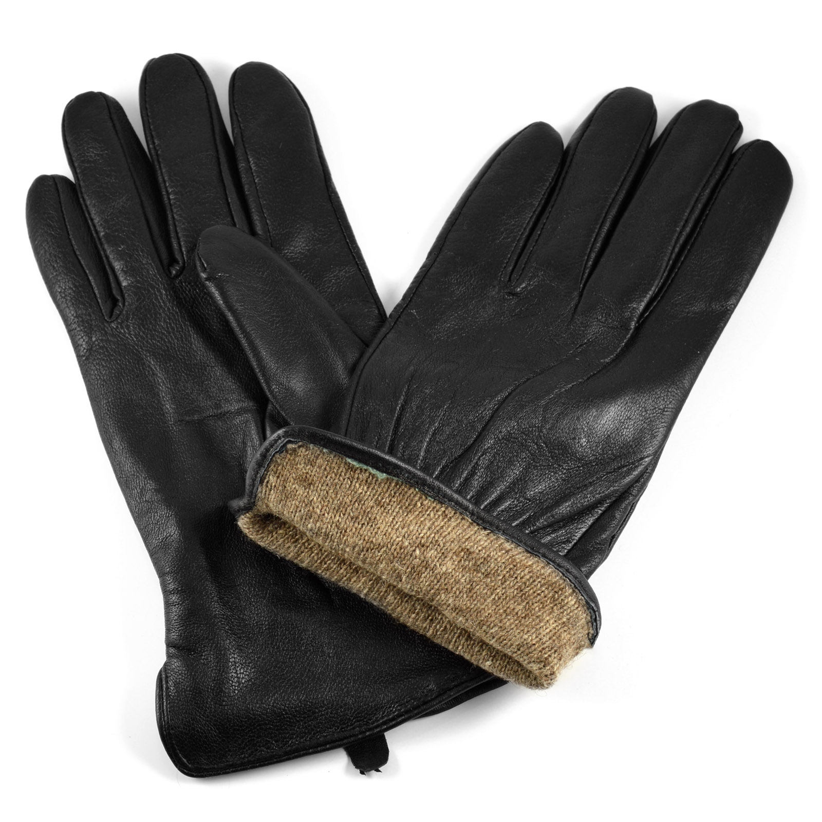 Guantes de cuero negro Ramo - 2