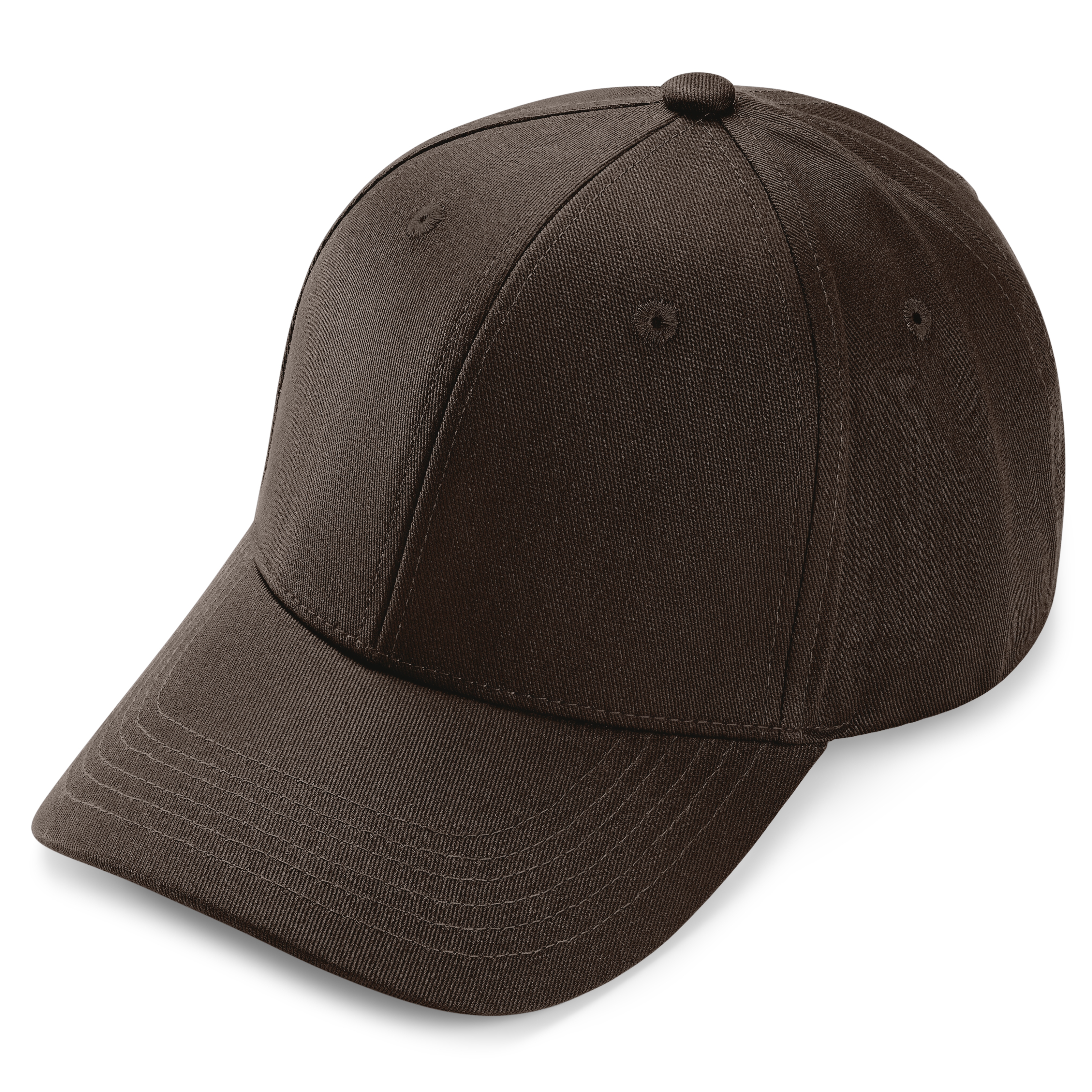 Waykins | Brown Hard Front Cotton Cap