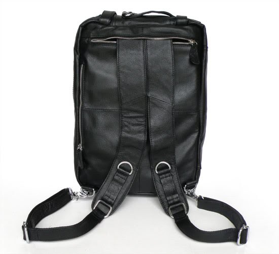 Sort Aztec Multi Lædertaske - 3