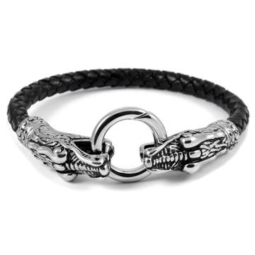 Snakes Bolo Braided Leather Bracelet Snakes Bolo Braided Leather Bracelet