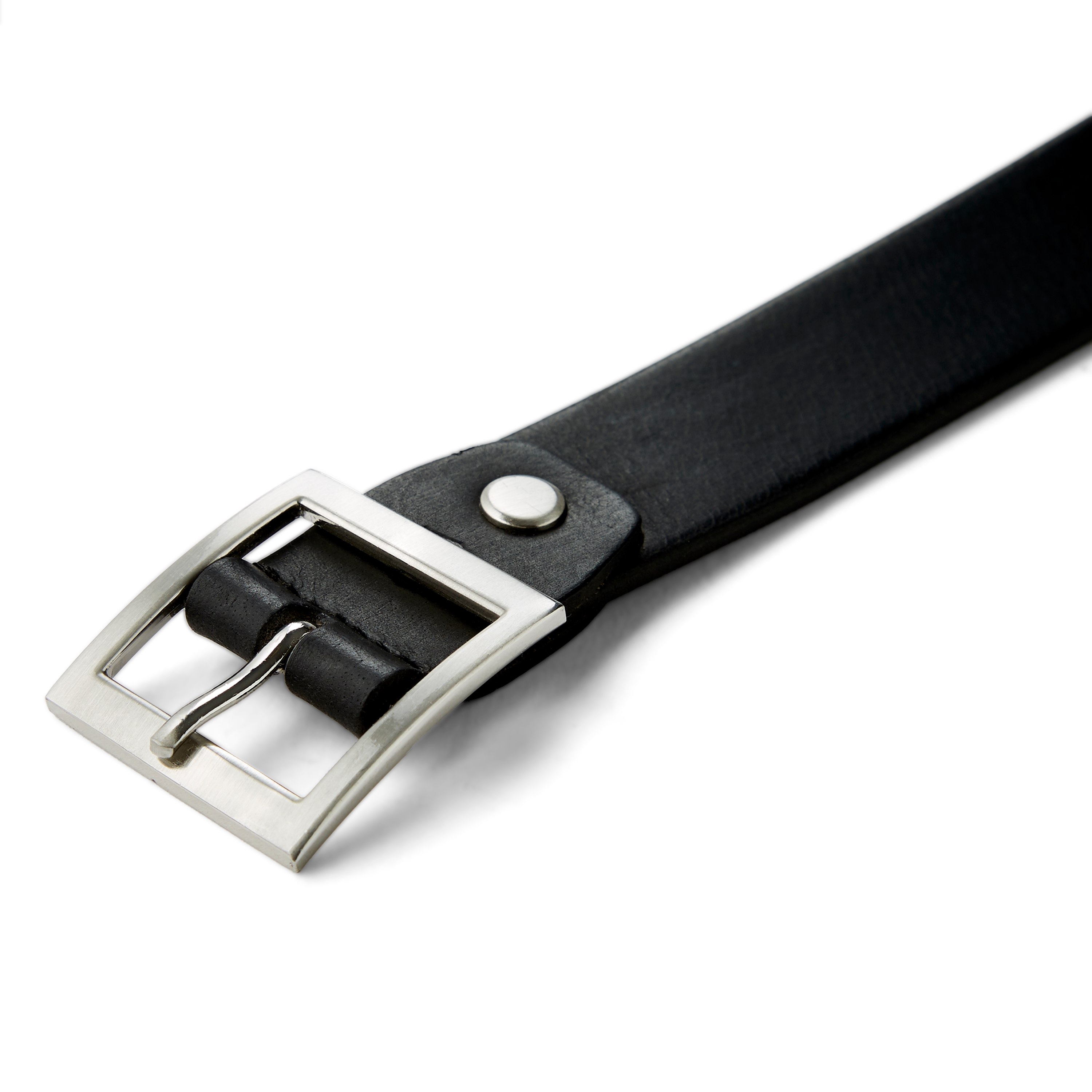Cinturón de cuero negro Shad - 3