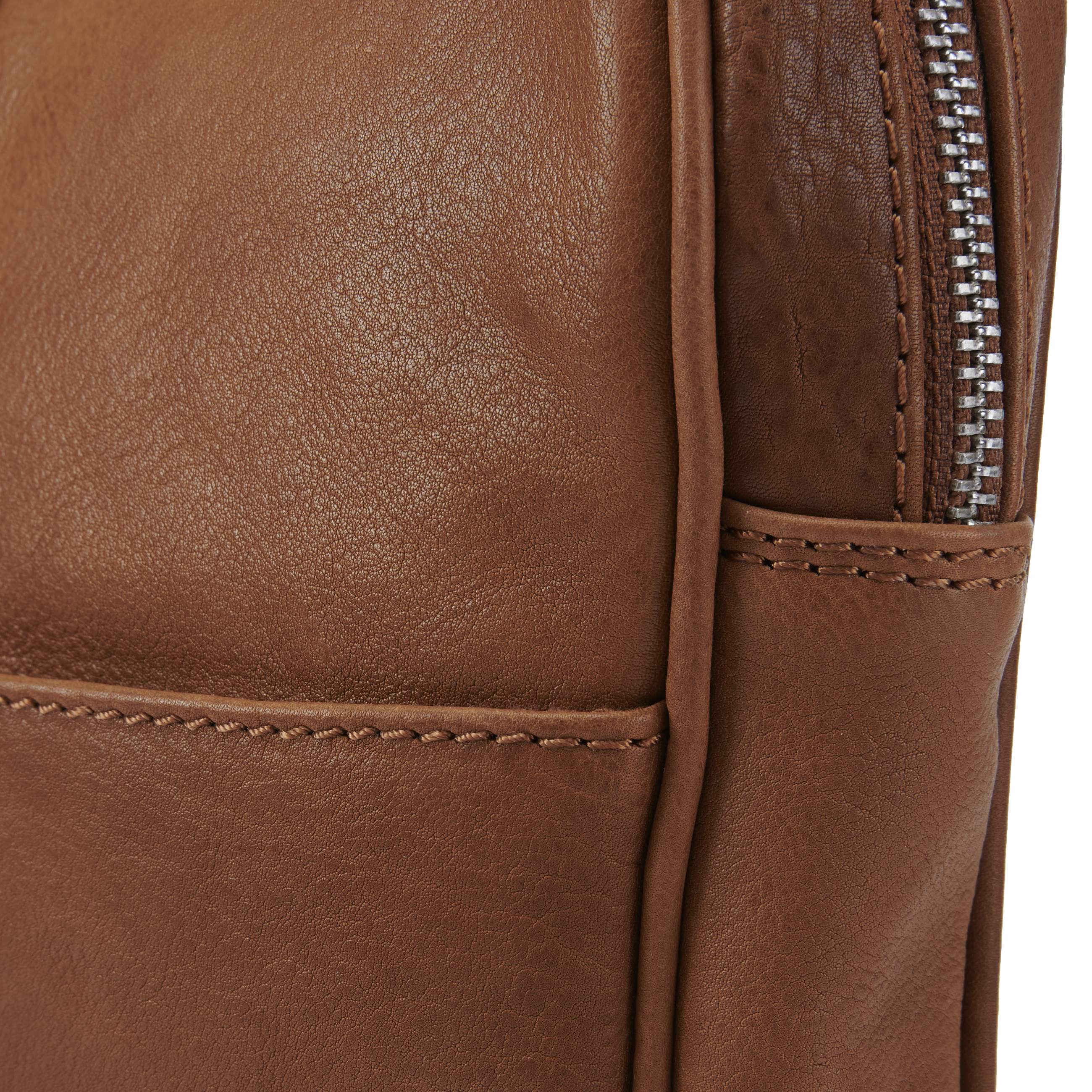 Cambodia Slim 15” Executive Tan Leather Bag - 7