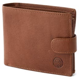 Tan Ergonomic California Leather Wallet