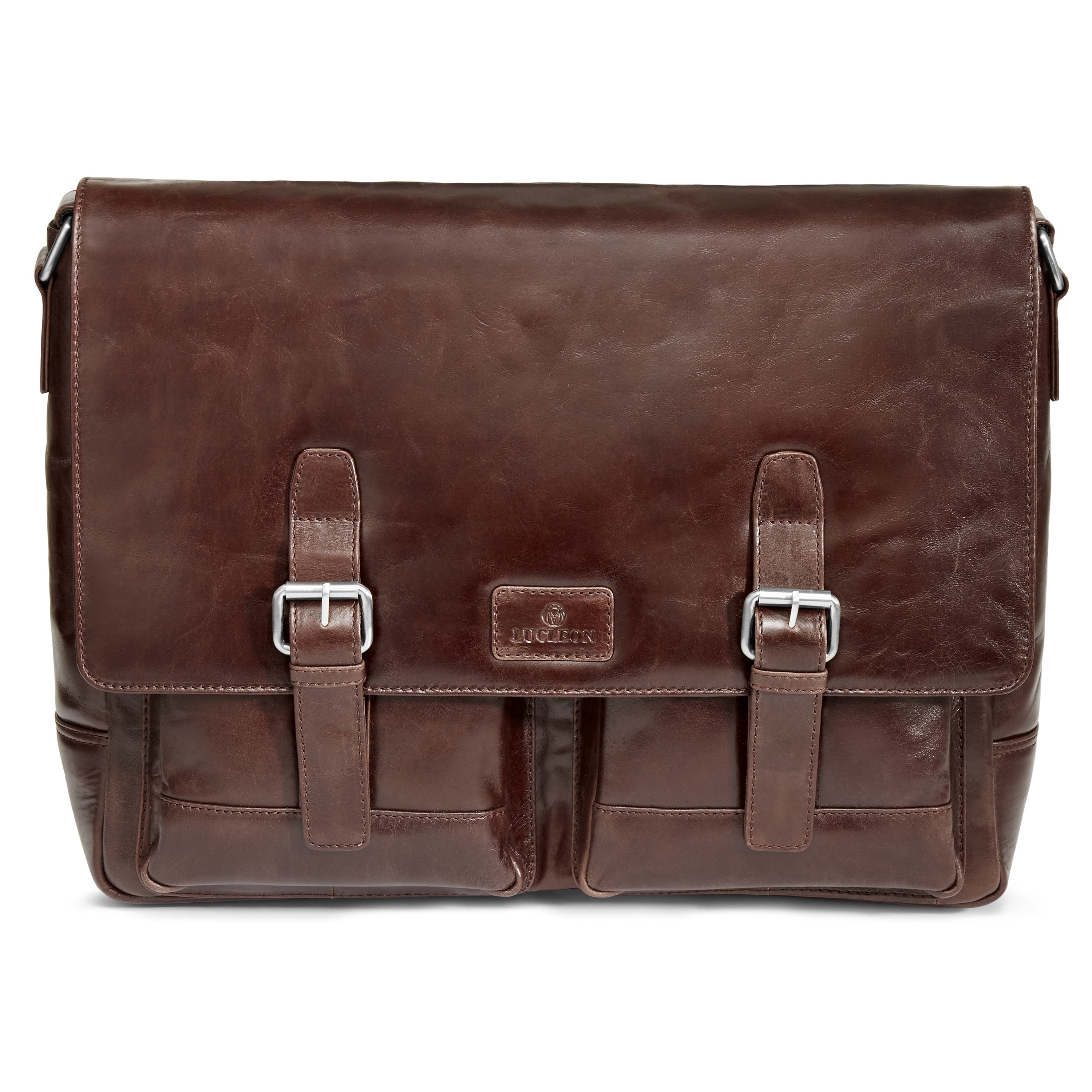 Sac Messenger Jasper en cuir marron  - 2