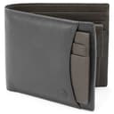 Lincoln Black & Dark-Brown Leather RFID-Blocking Wallet & Card Holder Lincoln Black & Dark-Brown Leather RFID-Blocking Wallet & Card Holder