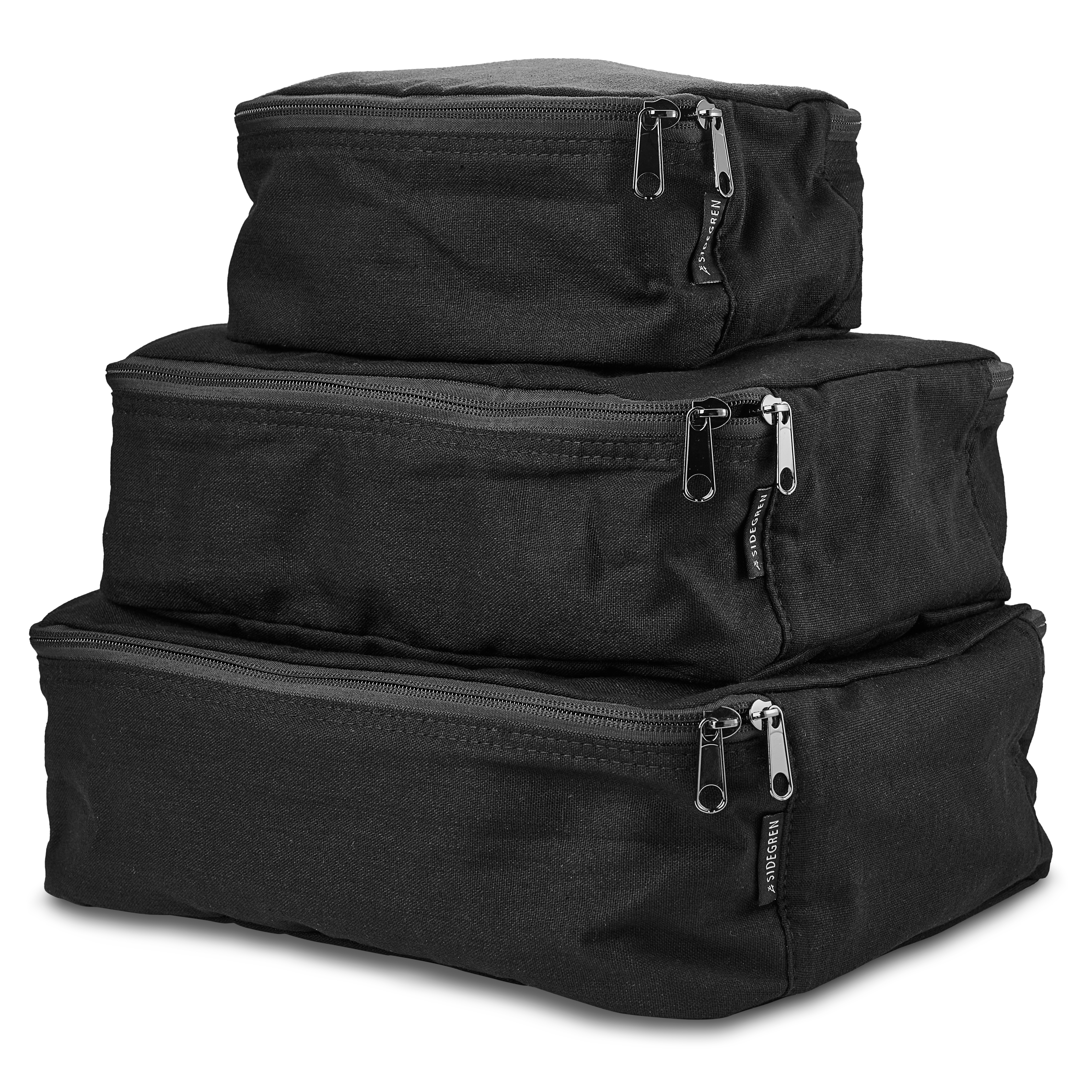 3-Pack of Black Packing Cubes - 2