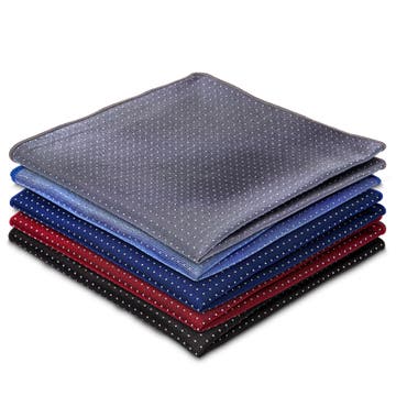 Silk Polka Dot Pocket Square Set Silk Polka Dot Pocket Square Set