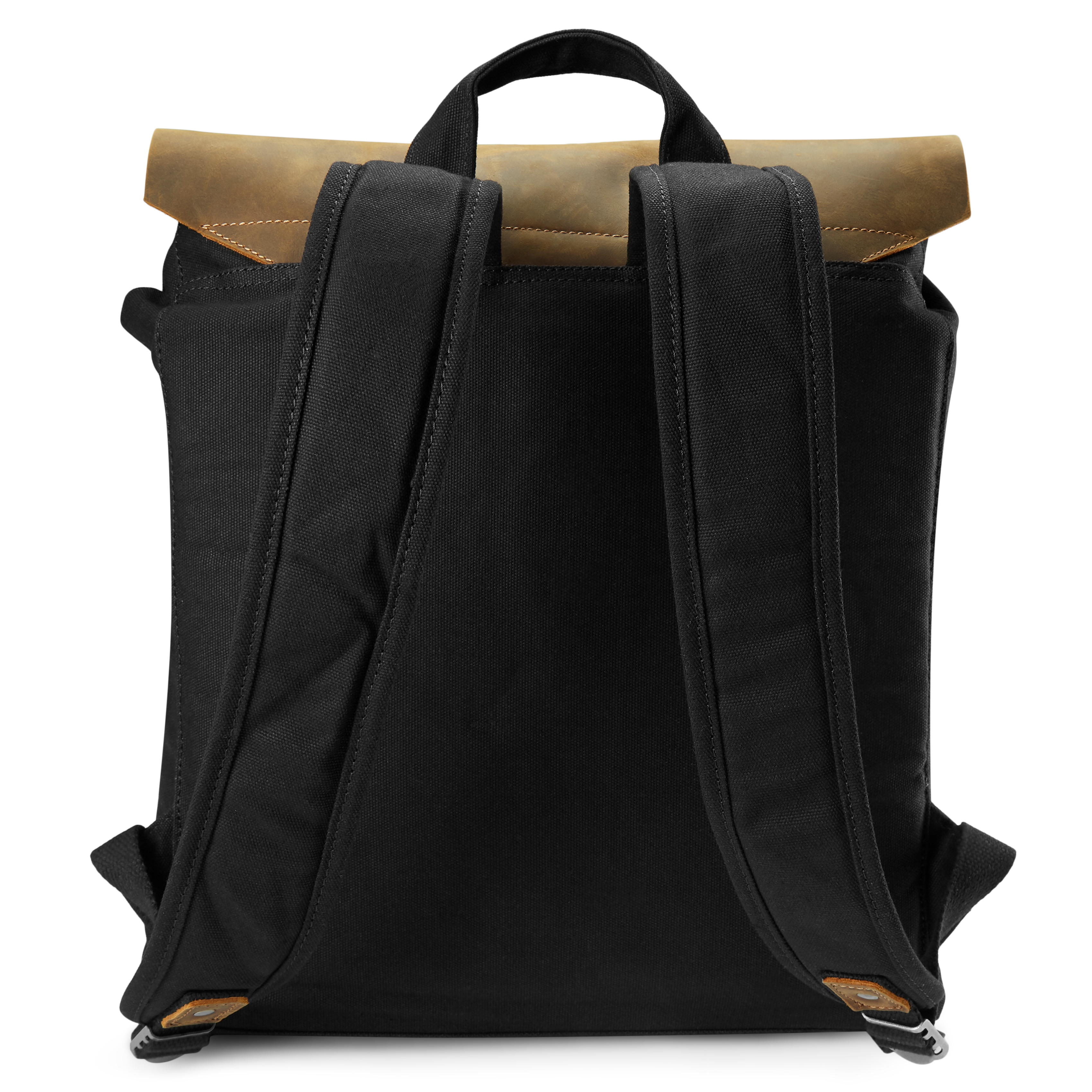 Mochila negra y marrón claro Tarpa Sonny  - 5