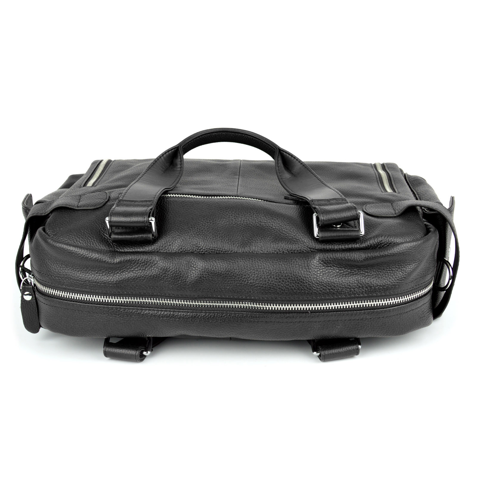 Exklusive schwarze VT Ledertasche - 9