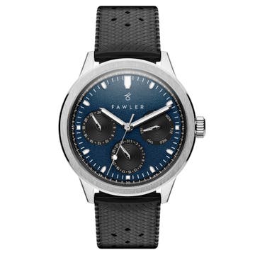 Fausto | Blue Stainless Steel Calendar Watch Fausto | Blue Stainless Steel Calendar Watch