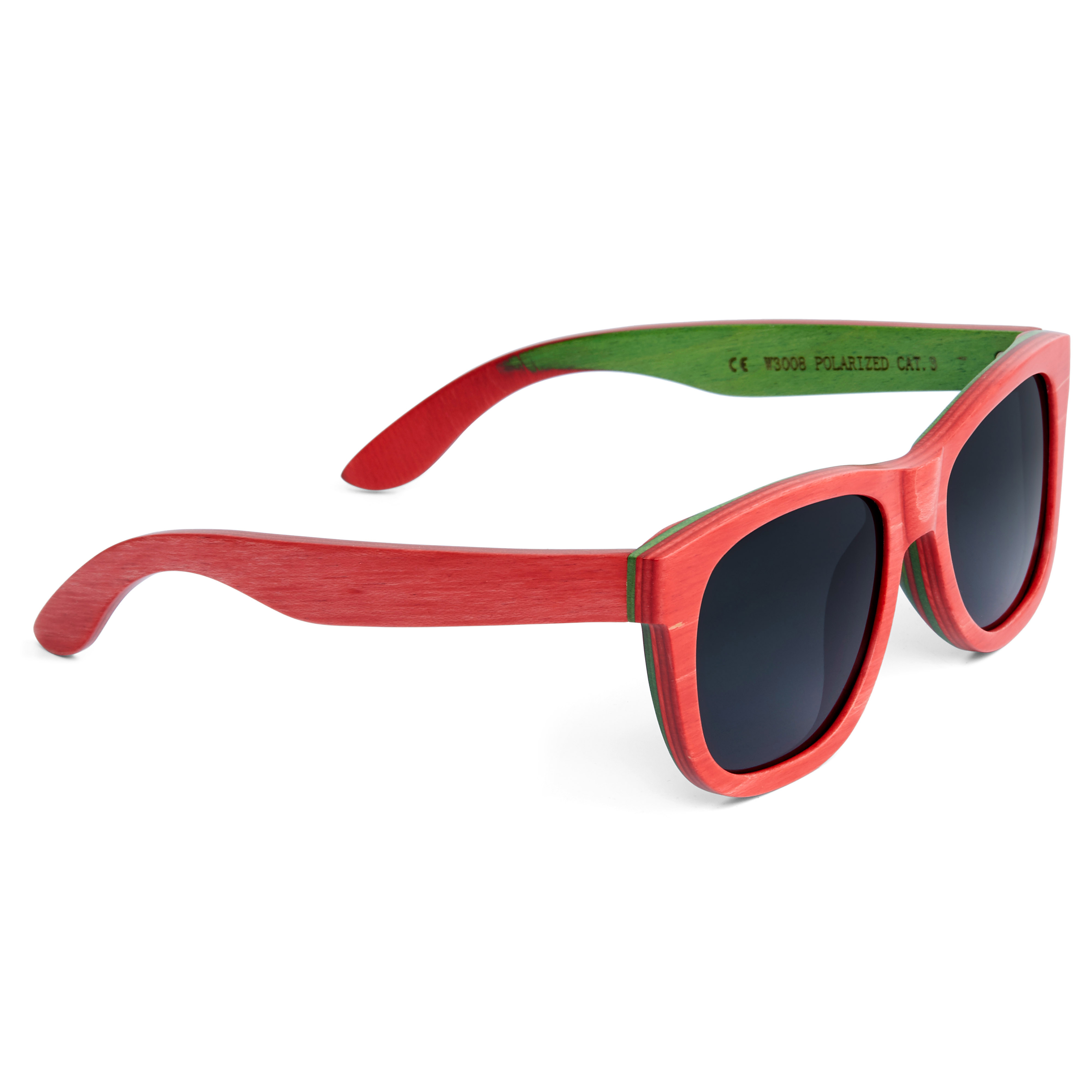 Gafas de sol Skateboard rojas polarizadas - 3