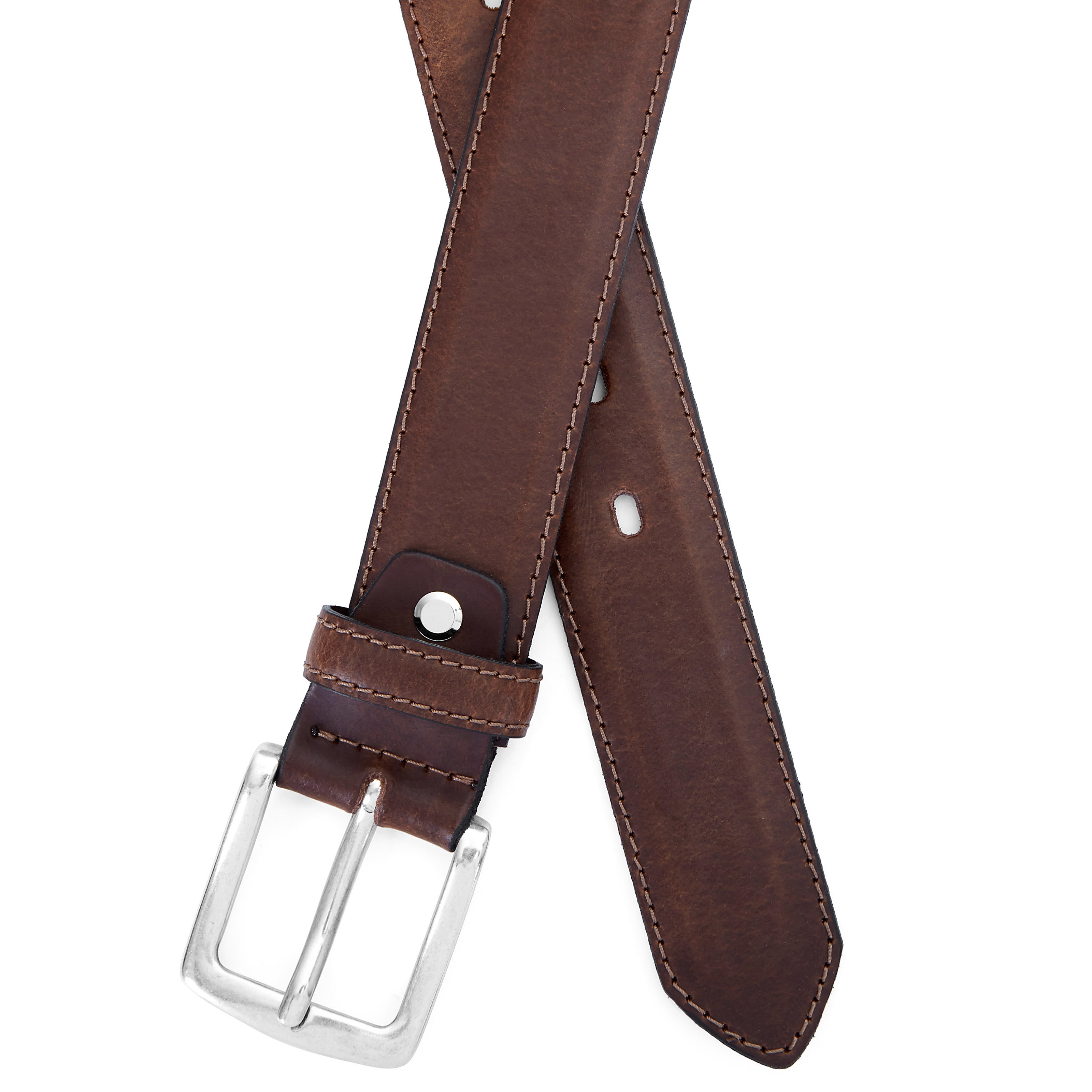 Allsidig Rustikt Brunt Belte - 3