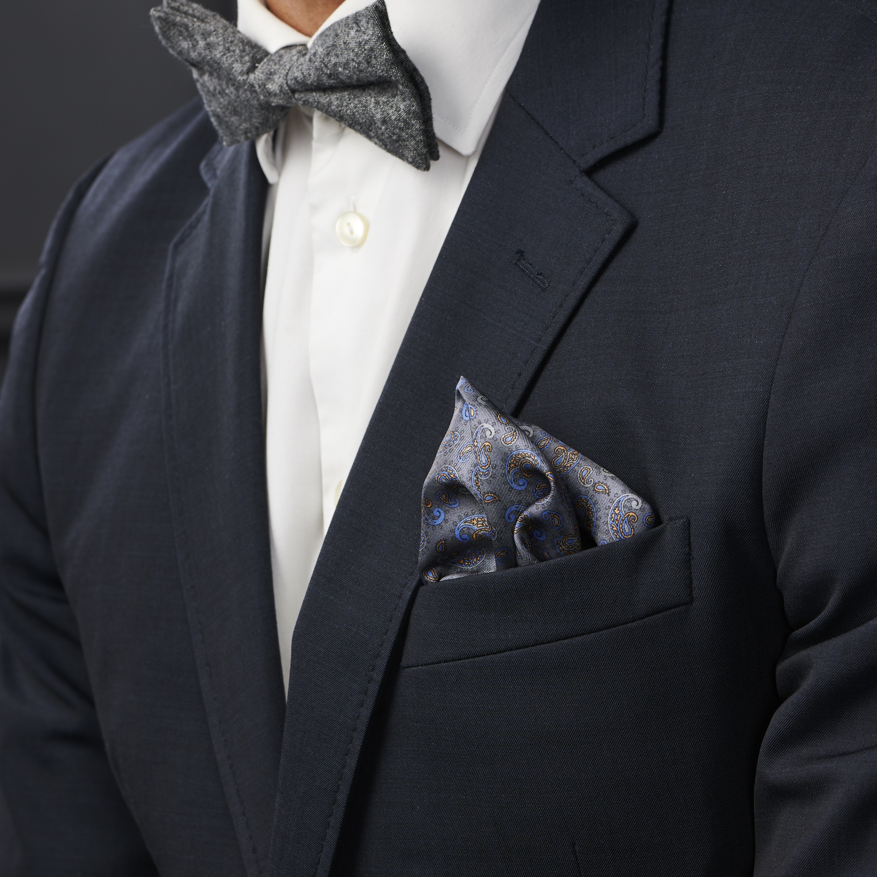 Ben Boho Seiden Einstecktuch - 5