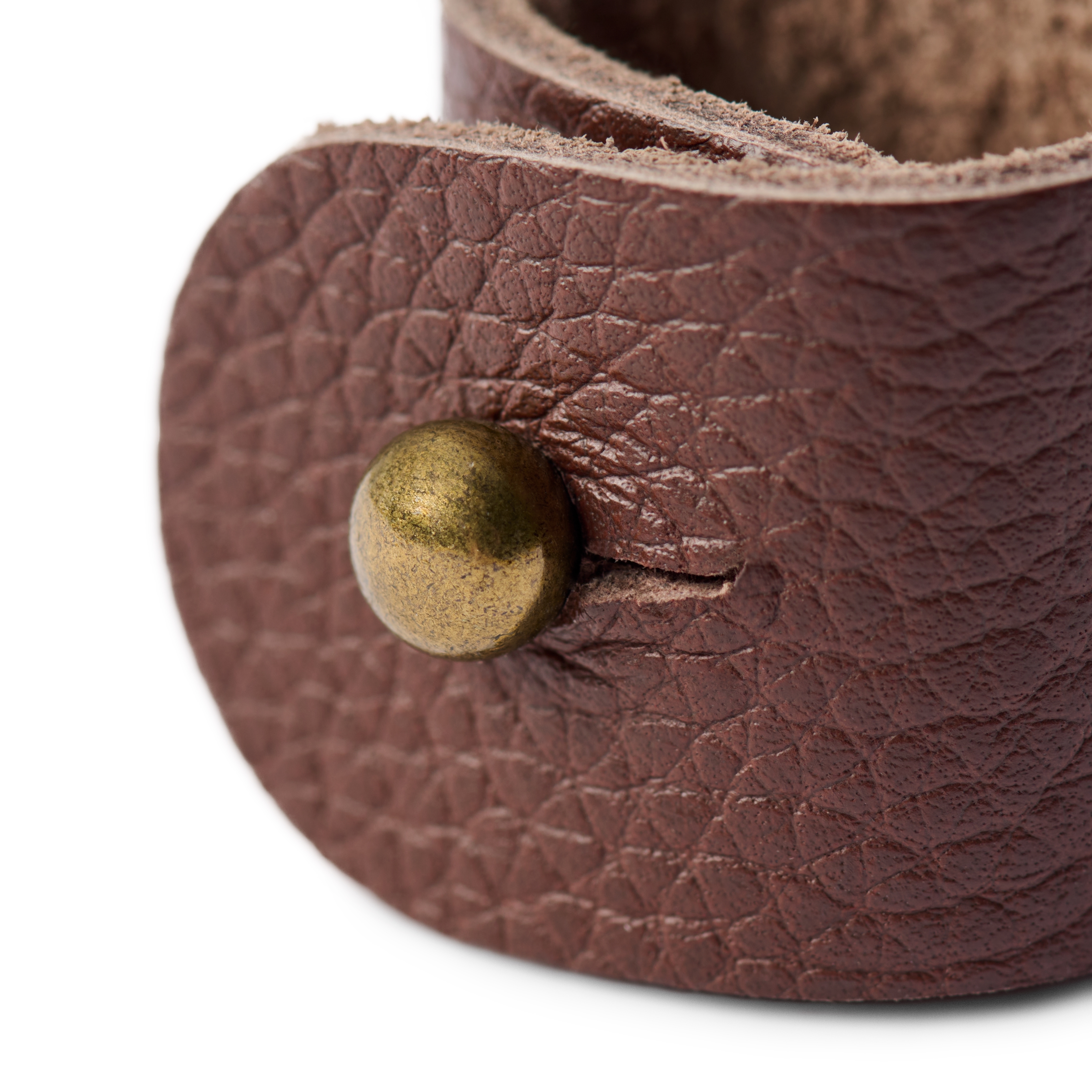 Étui pour câbles | Cuir marron foncé | Large - 5