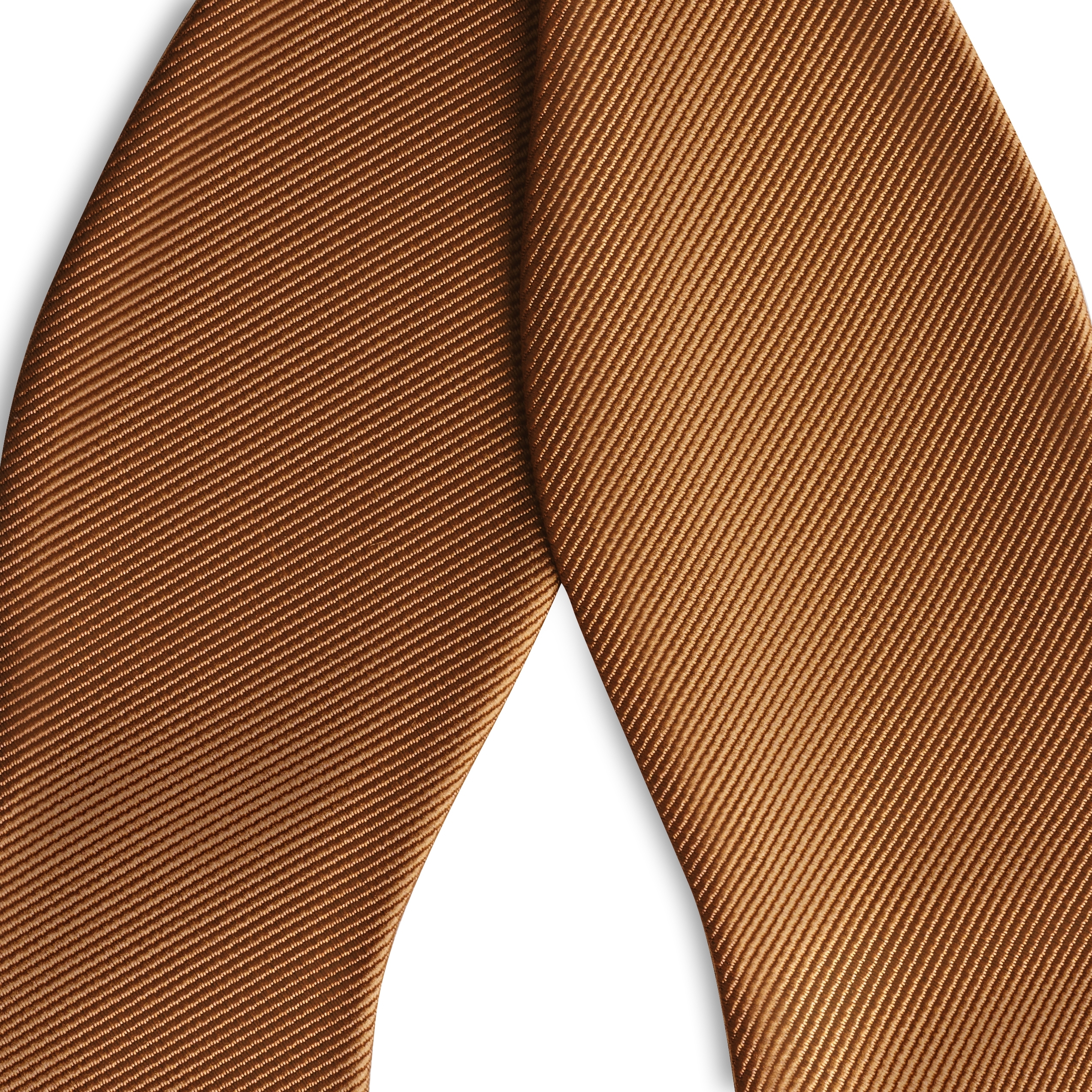 Nœud papillon à nouer couleur rouille en gros-grain - 2