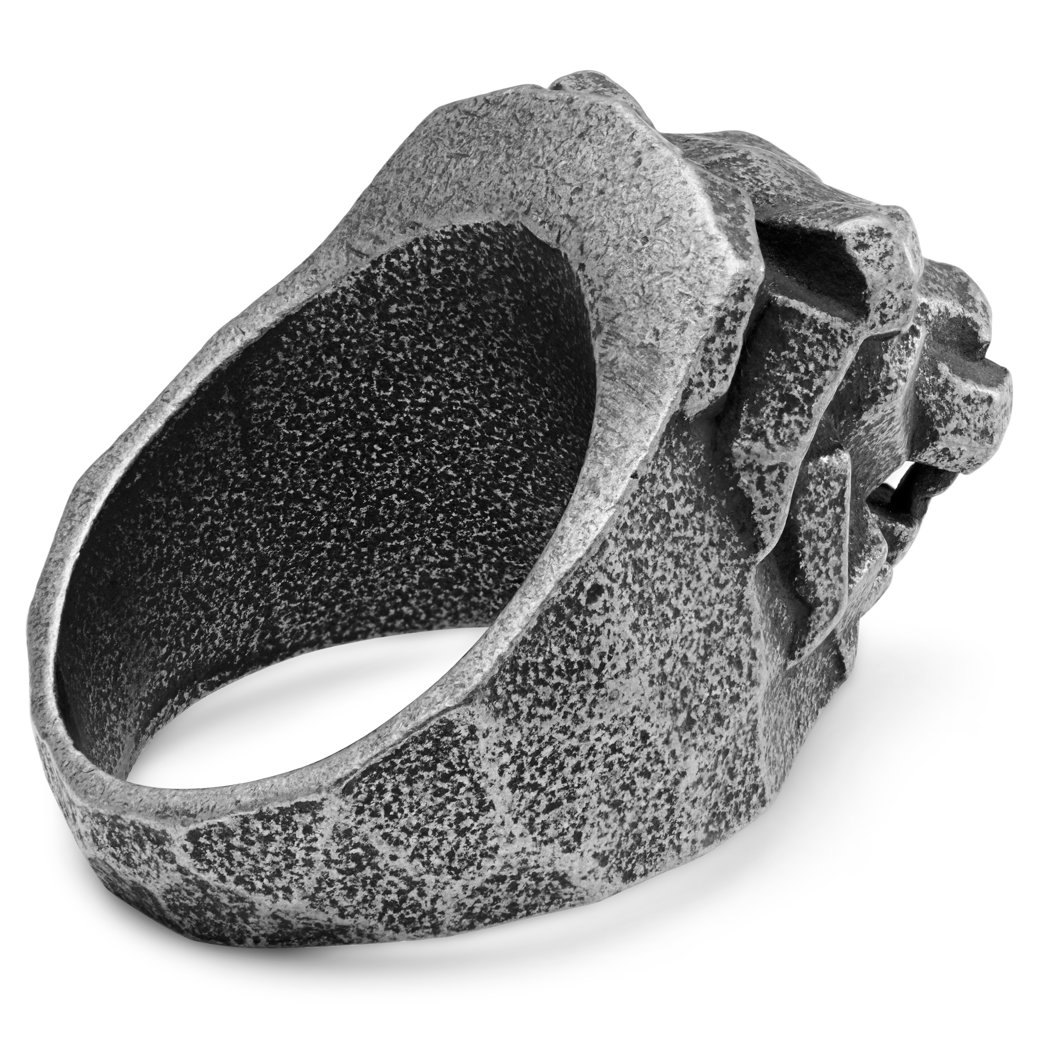 Mack Grey Lion Ring  - 3