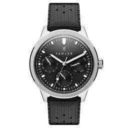 Fausto | Черен стоманен часовник с календар