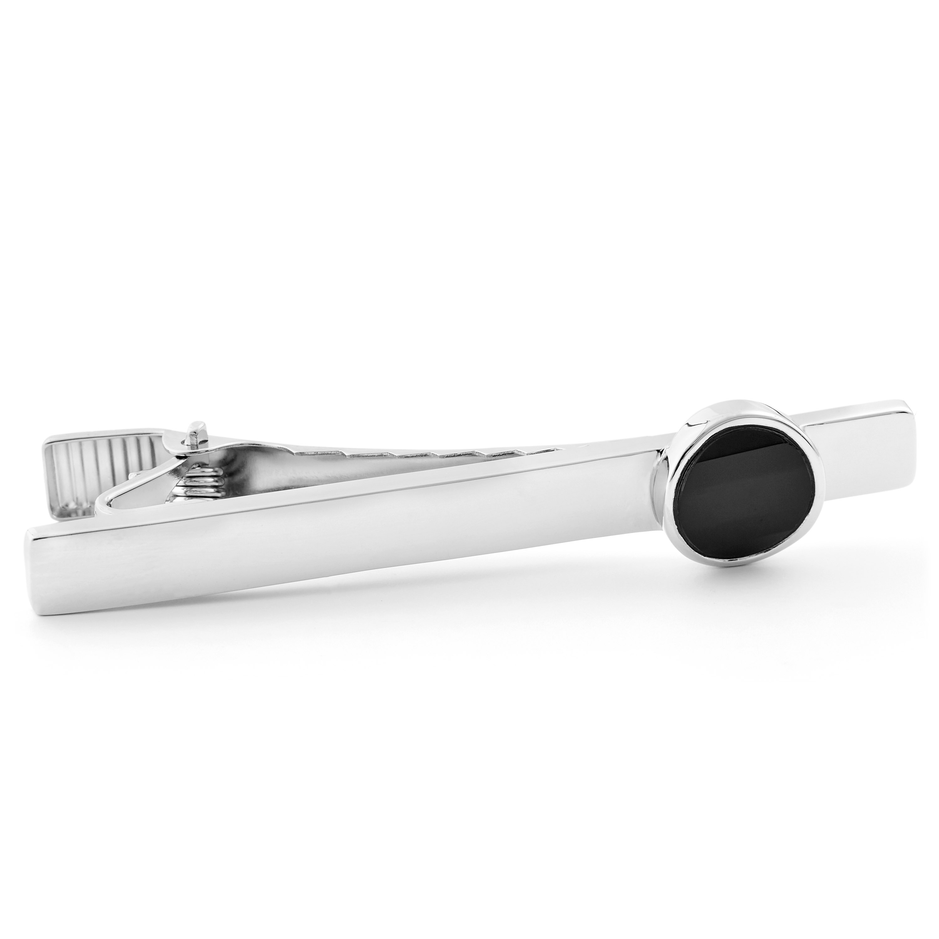 Ensemble en argent 925s et pierre noire - 5