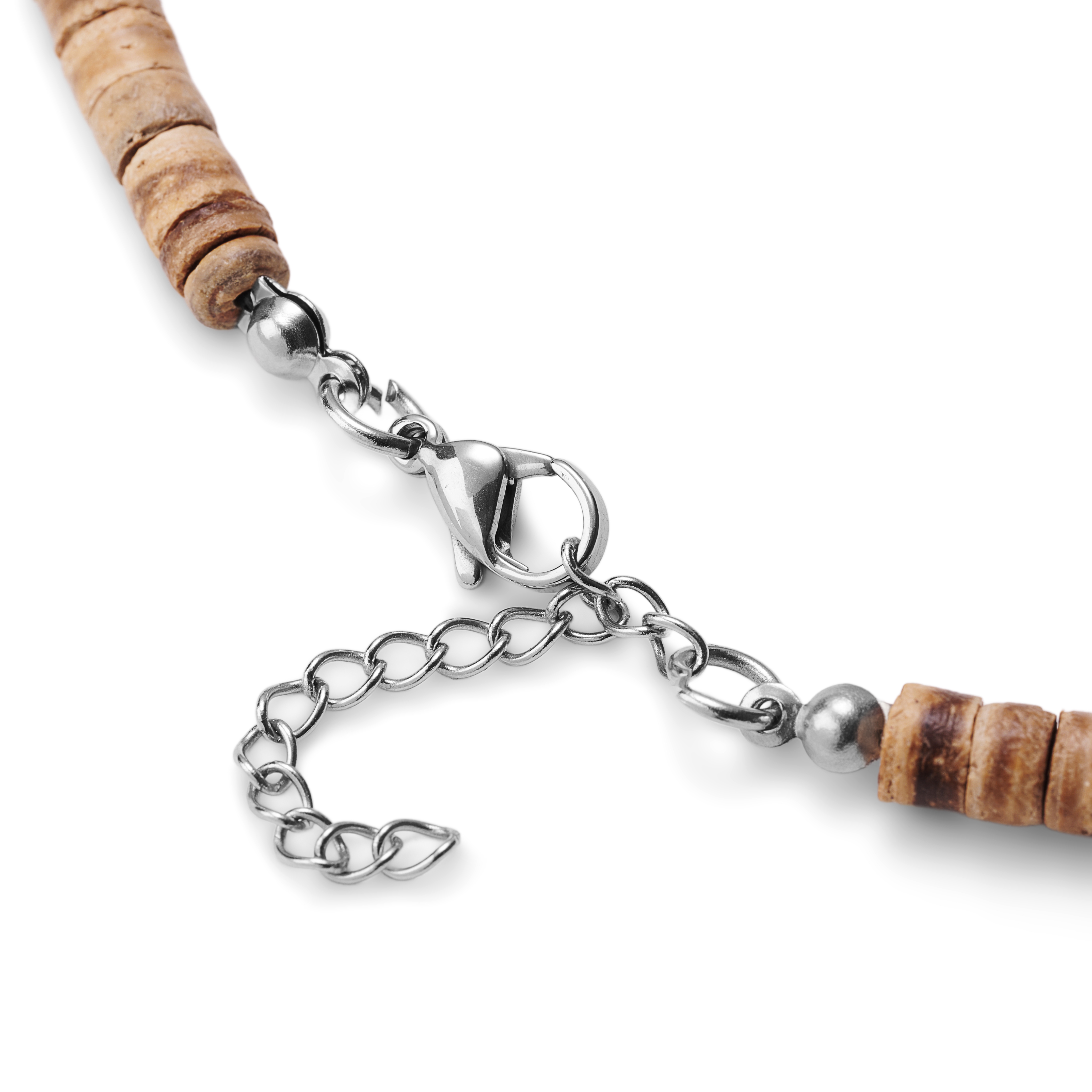 Coconut, Shell, & Turquoise Surfer Necklace - 5