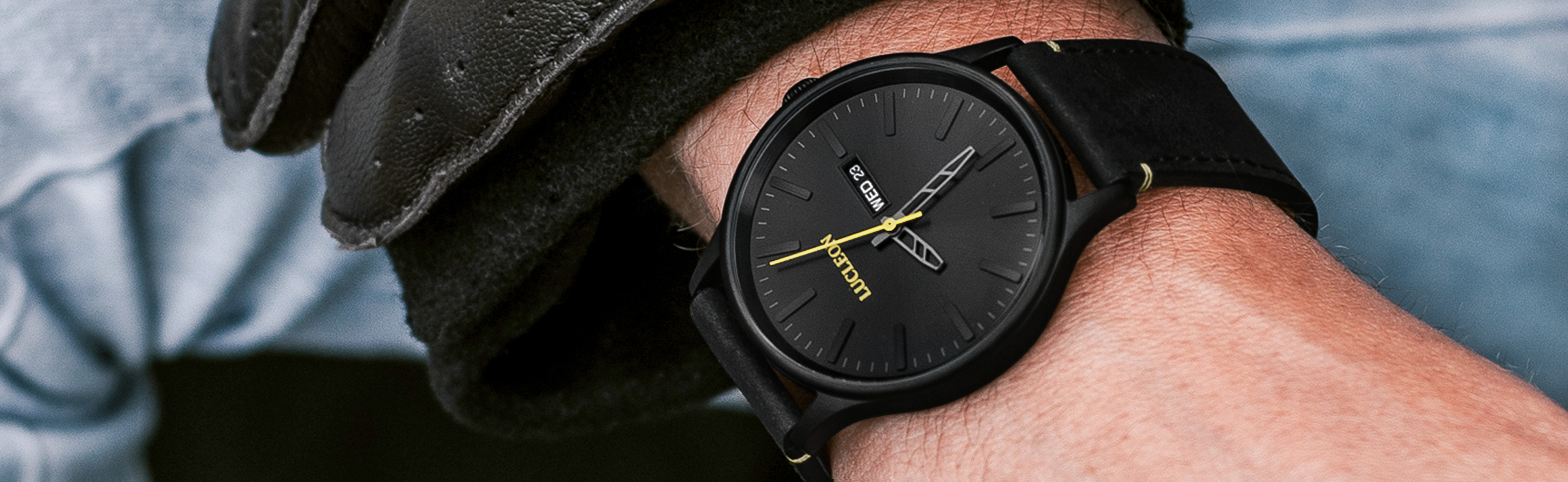 Beautiful, pastel yellow second hand and brand name, make the Inko Grover Watch , one of the popular models.