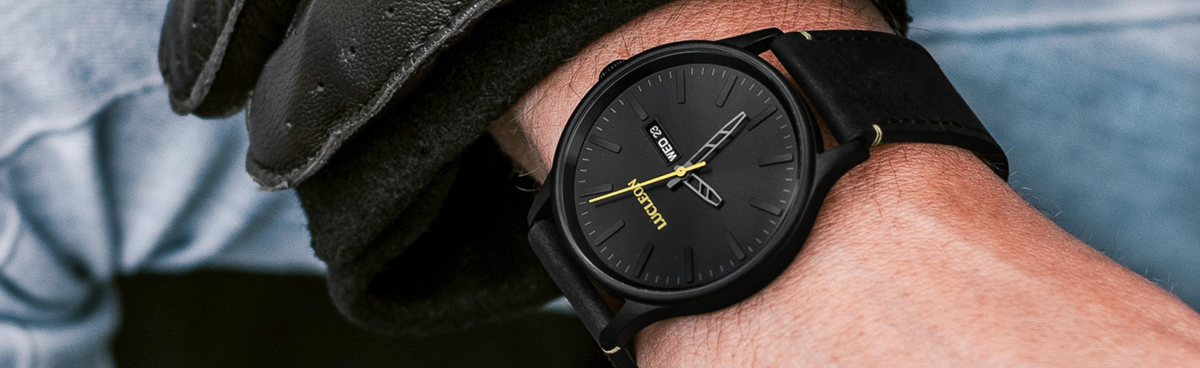 Beautiful, pastel yellow second hand and brand name, make the Inko Grover Watch , one of the popular models.
