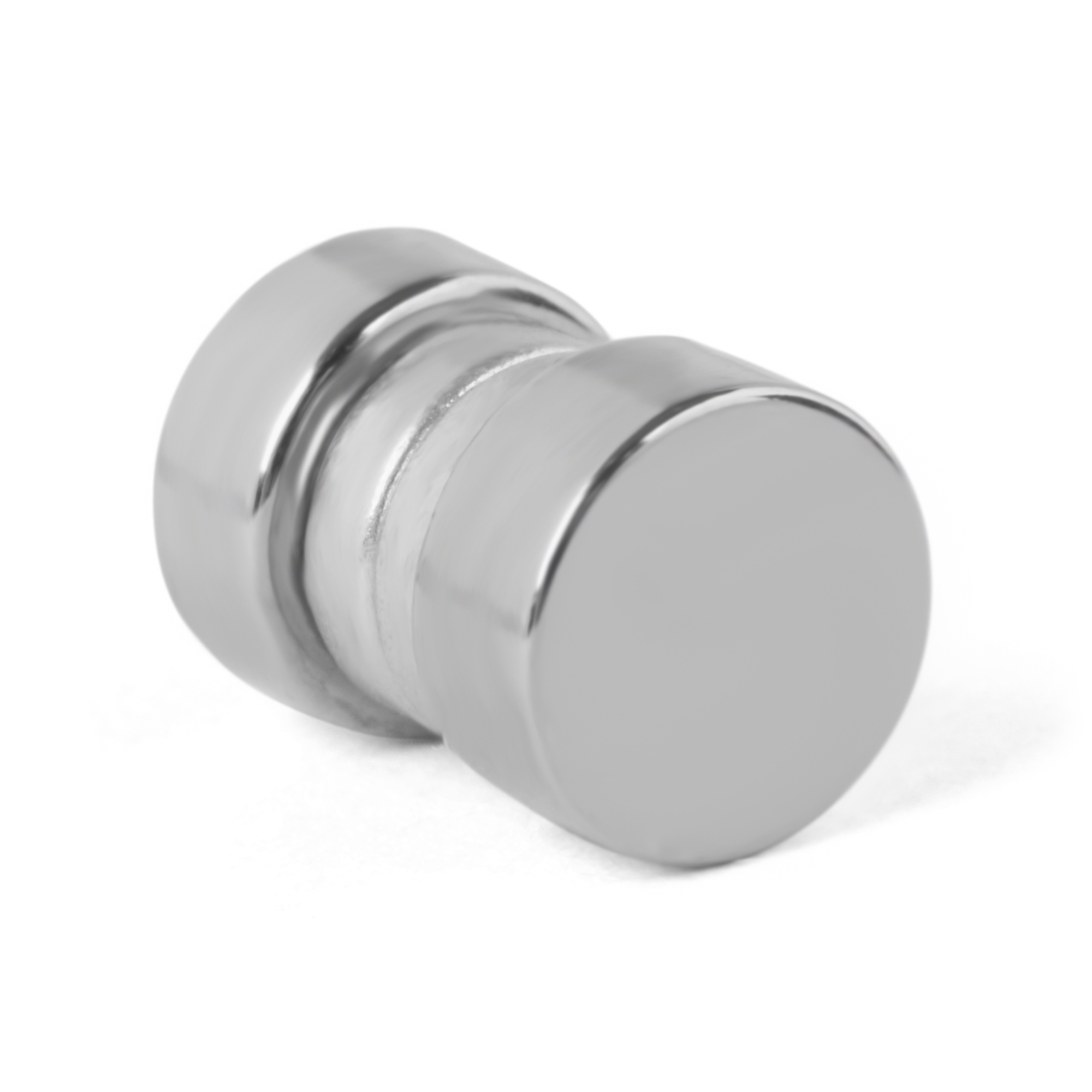 Boucle d'oreille magnétique en cristal noir 6 mm - 3