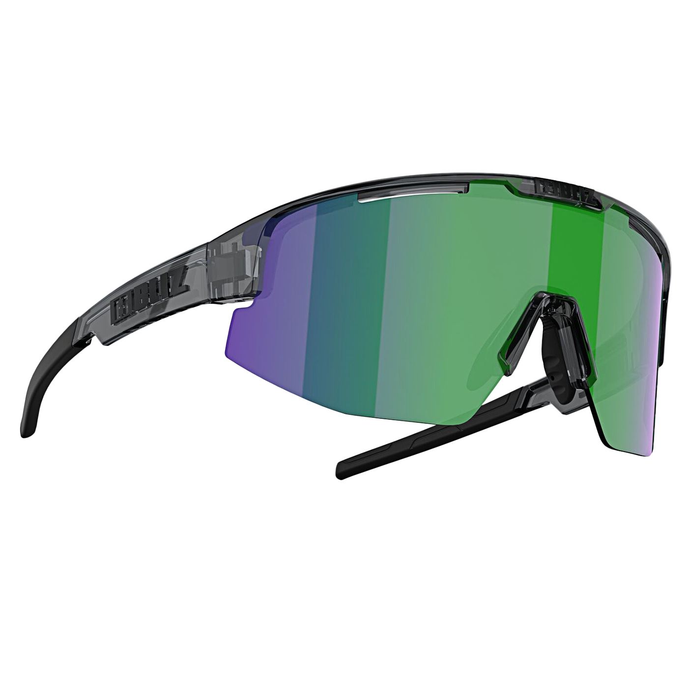 Svarte og grønne omsluttende solbriller | Bliz 0ZB7004 - 3