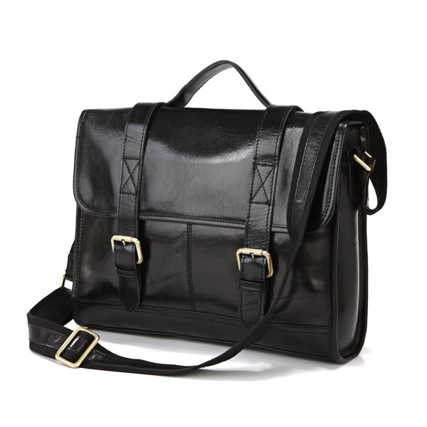 Schwarze Ledertasche Principal - 1