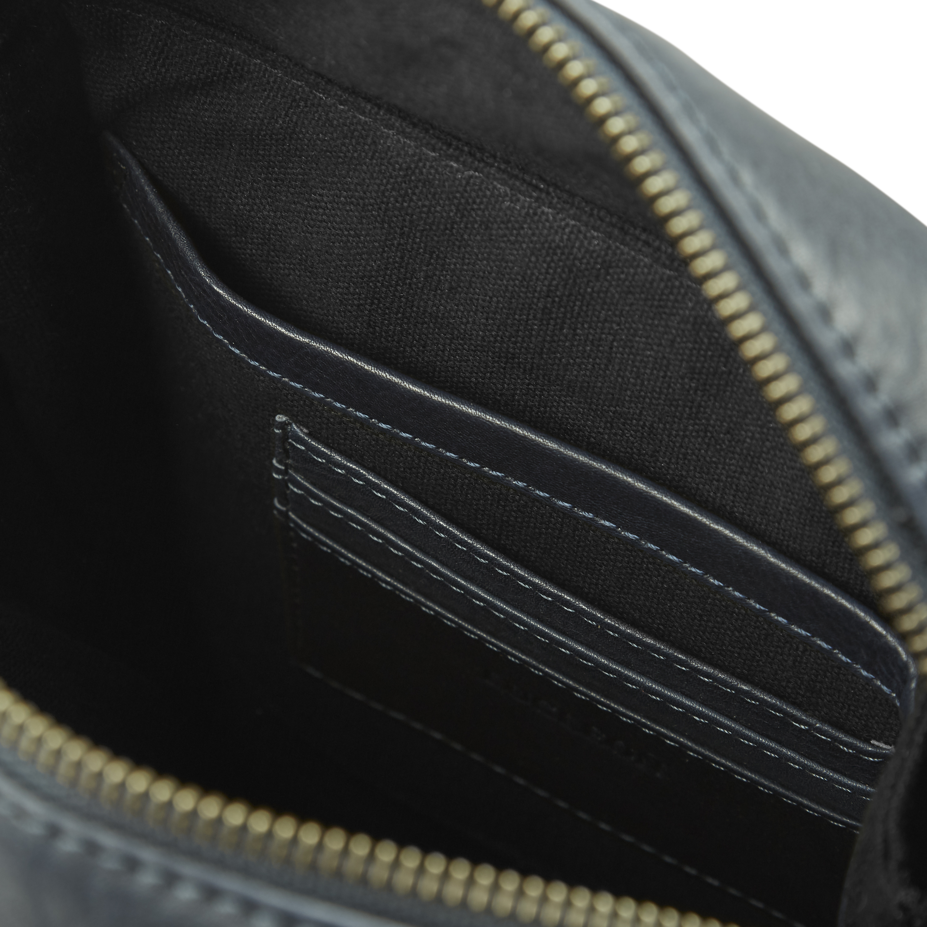 Sac à bandoulière en cuir bleu marine Laurie - 11