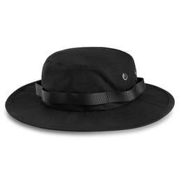 Lacuna | Čierny klobúk v štýle safari