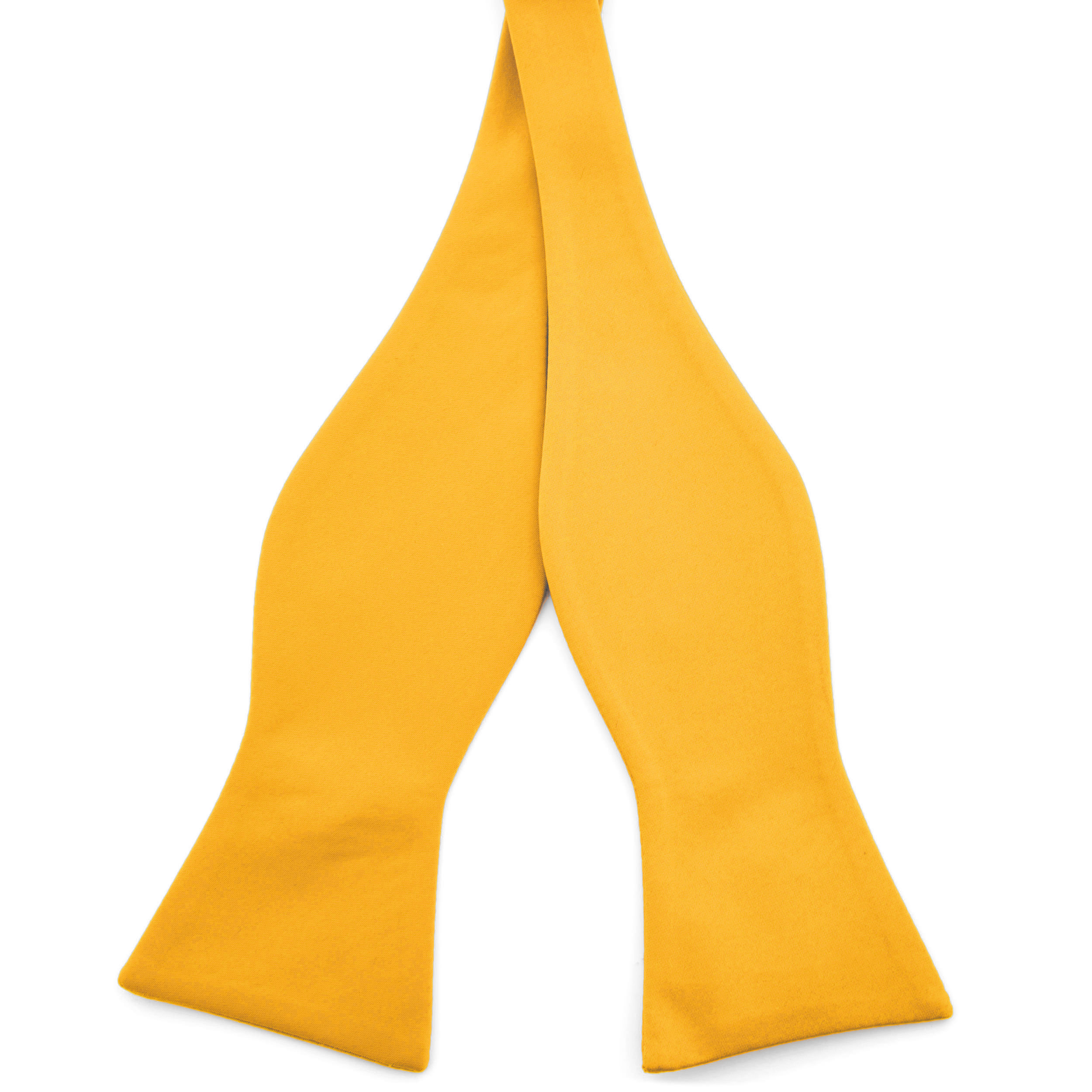 Ochre Yellow Self-Tie Basic Bow Tie - 1