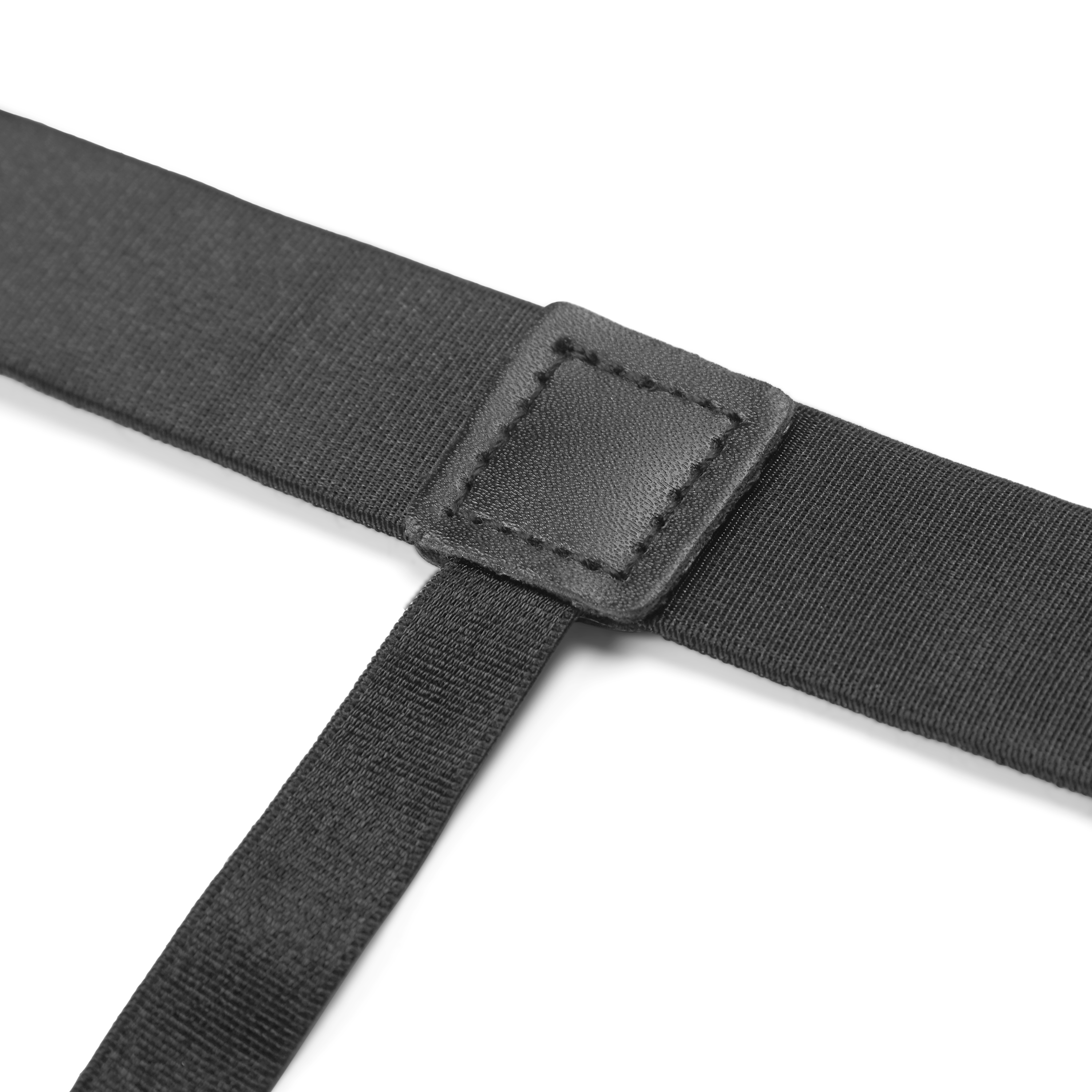 2-Pack Svarta Skjorthängslen Strumpebandsdesign - 5