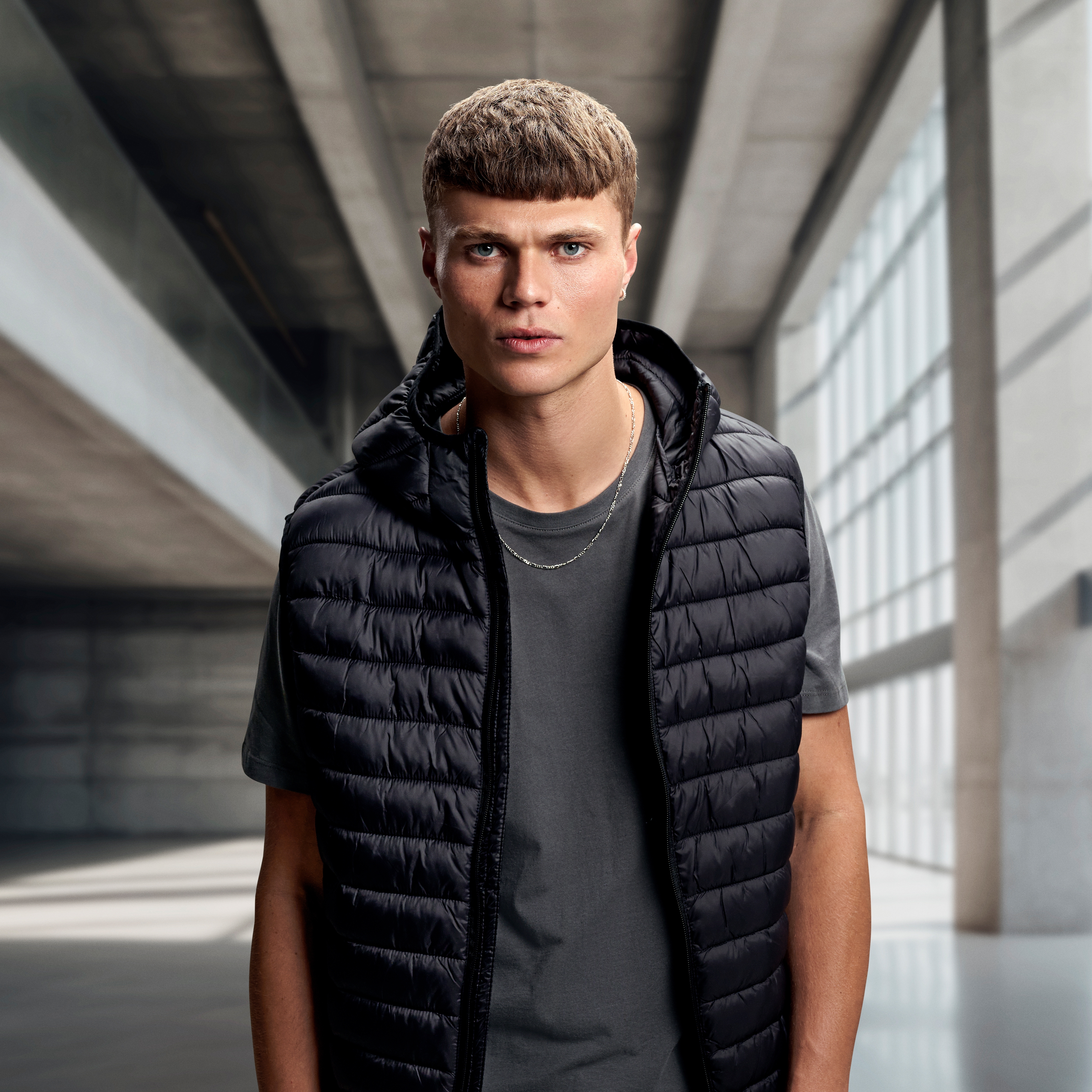 Argentia | Сребърно колие от верижка фигаро с родиево покритие 2 мм - 5