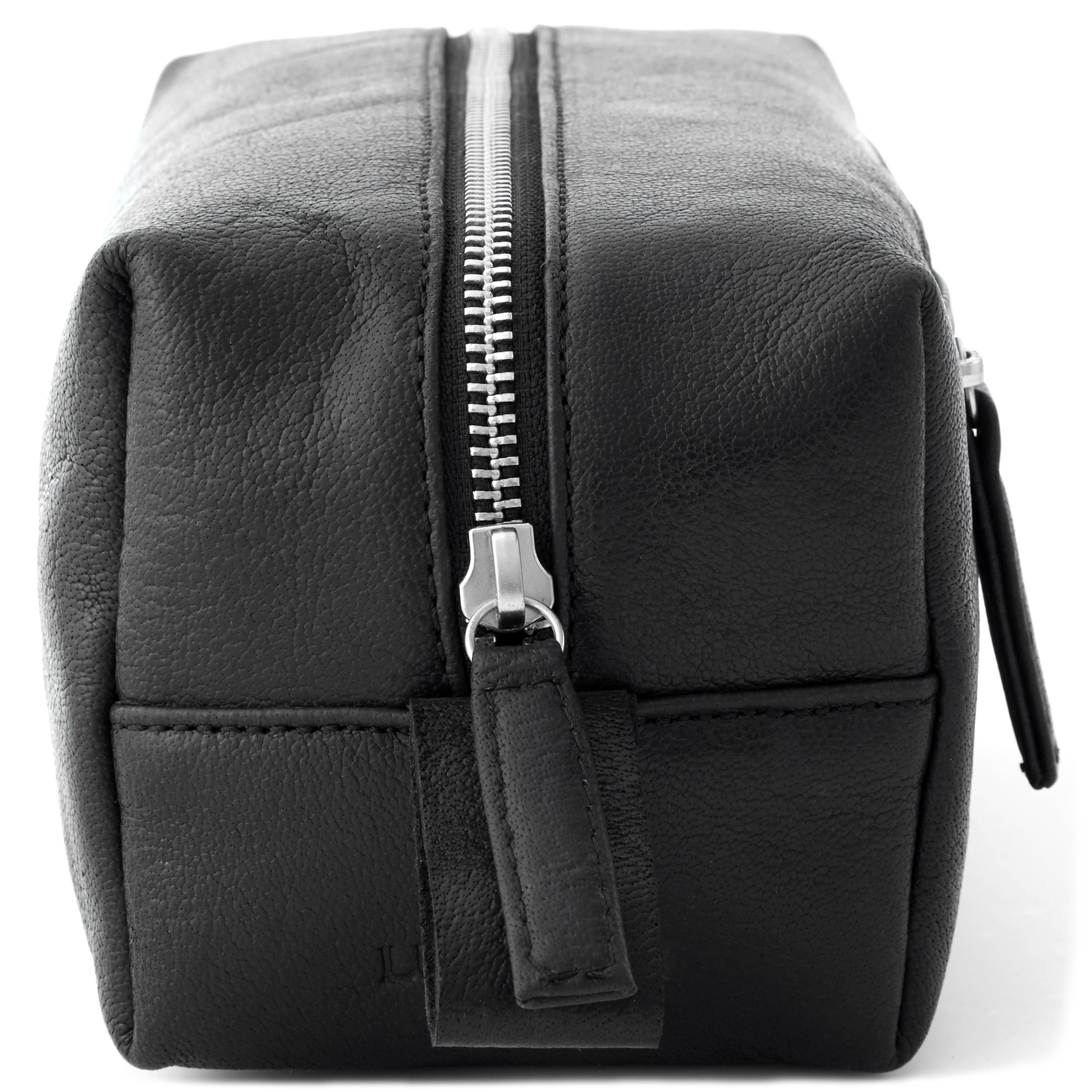 Trousse de toilette en cuir noir "California"  - 9