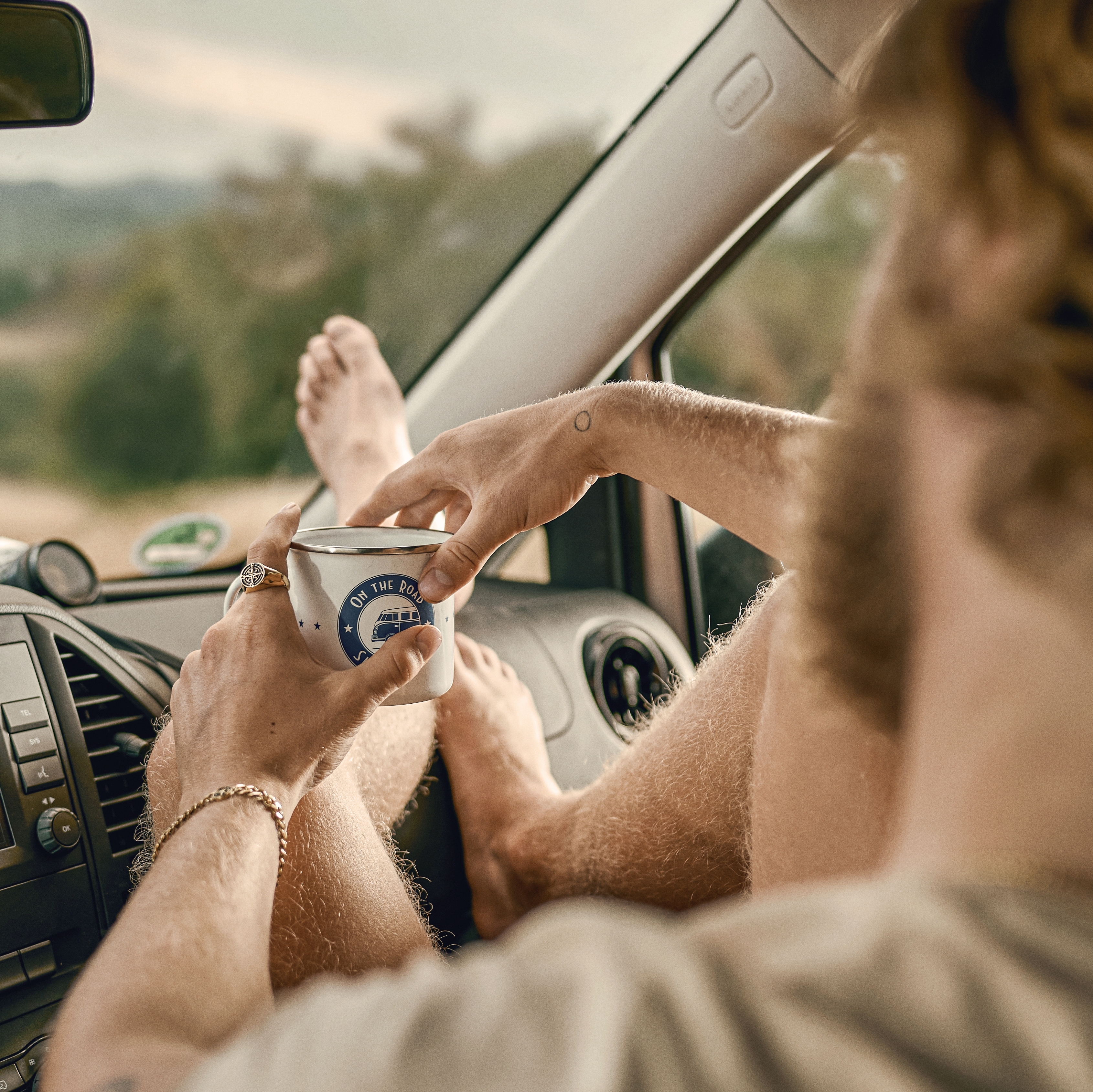 Atlas | Goldfarbener Kompass-Siegelring  - 2