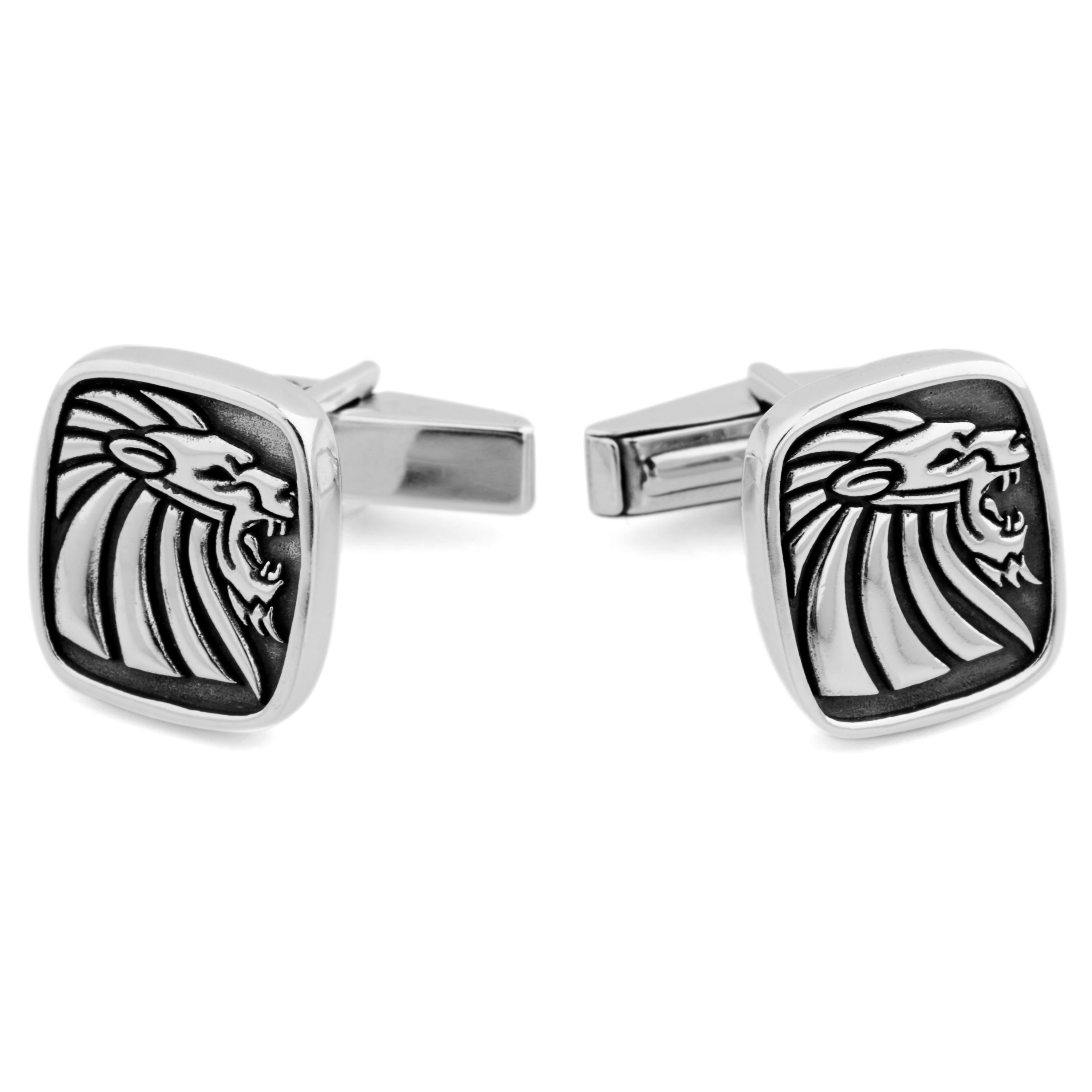 Lion Tribute 925s Cufflinks - 1