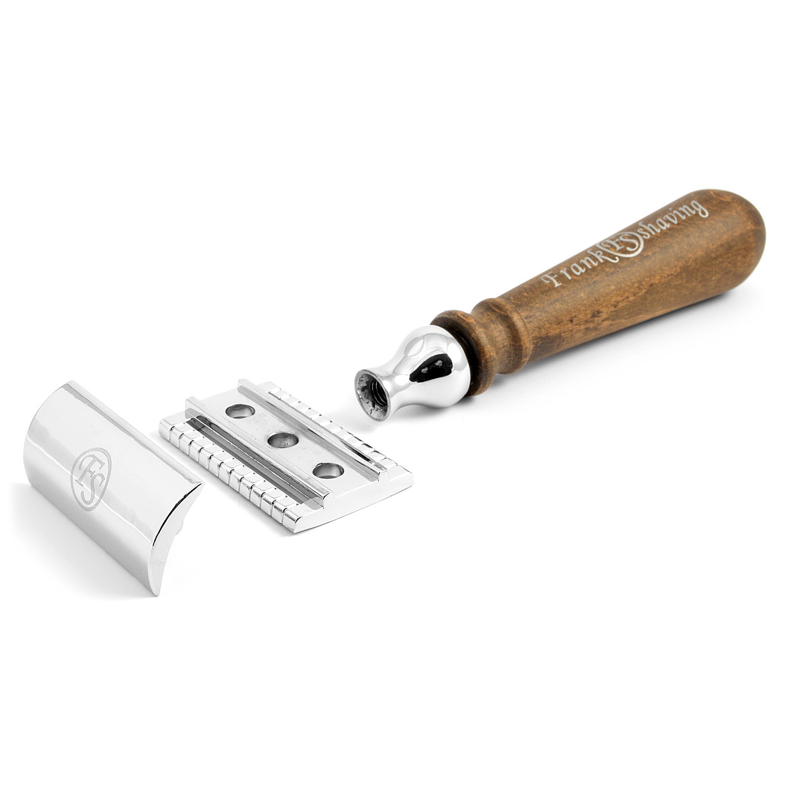 Ébenfa kinézetű biztonsági borotva - 2