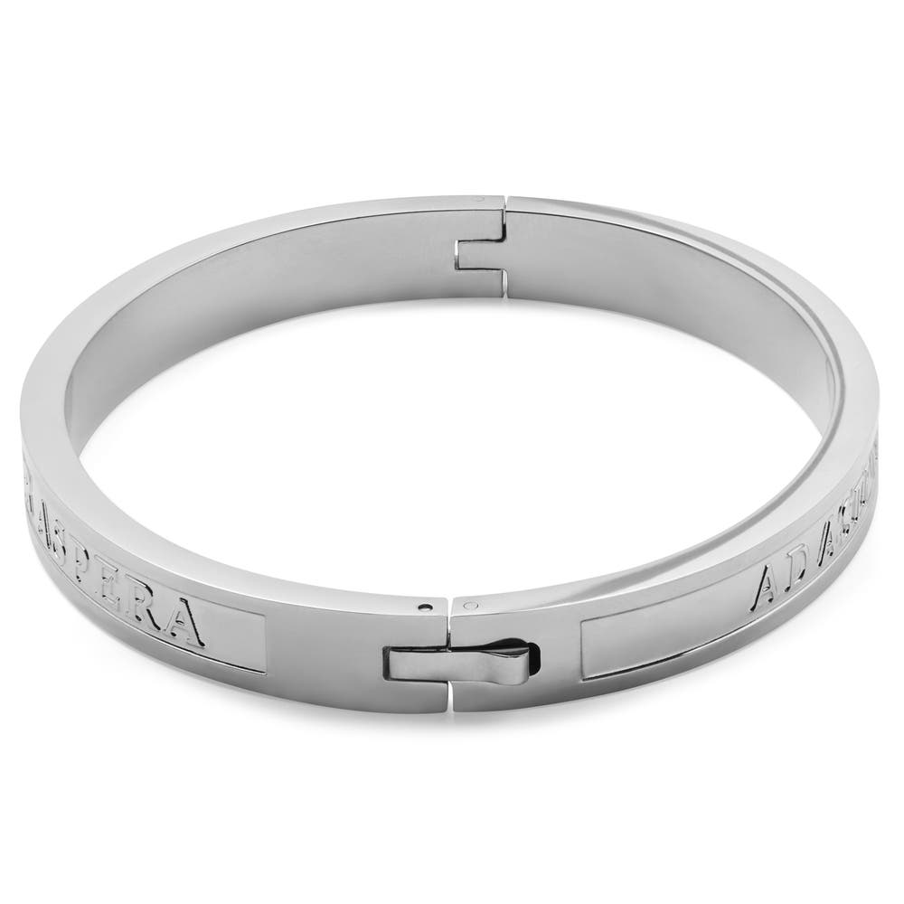 hover: Arie Silver-tone Ad Astra Bangle Bracelet hover: Arie Silver-tone Ad Astra Bangle Bracelet