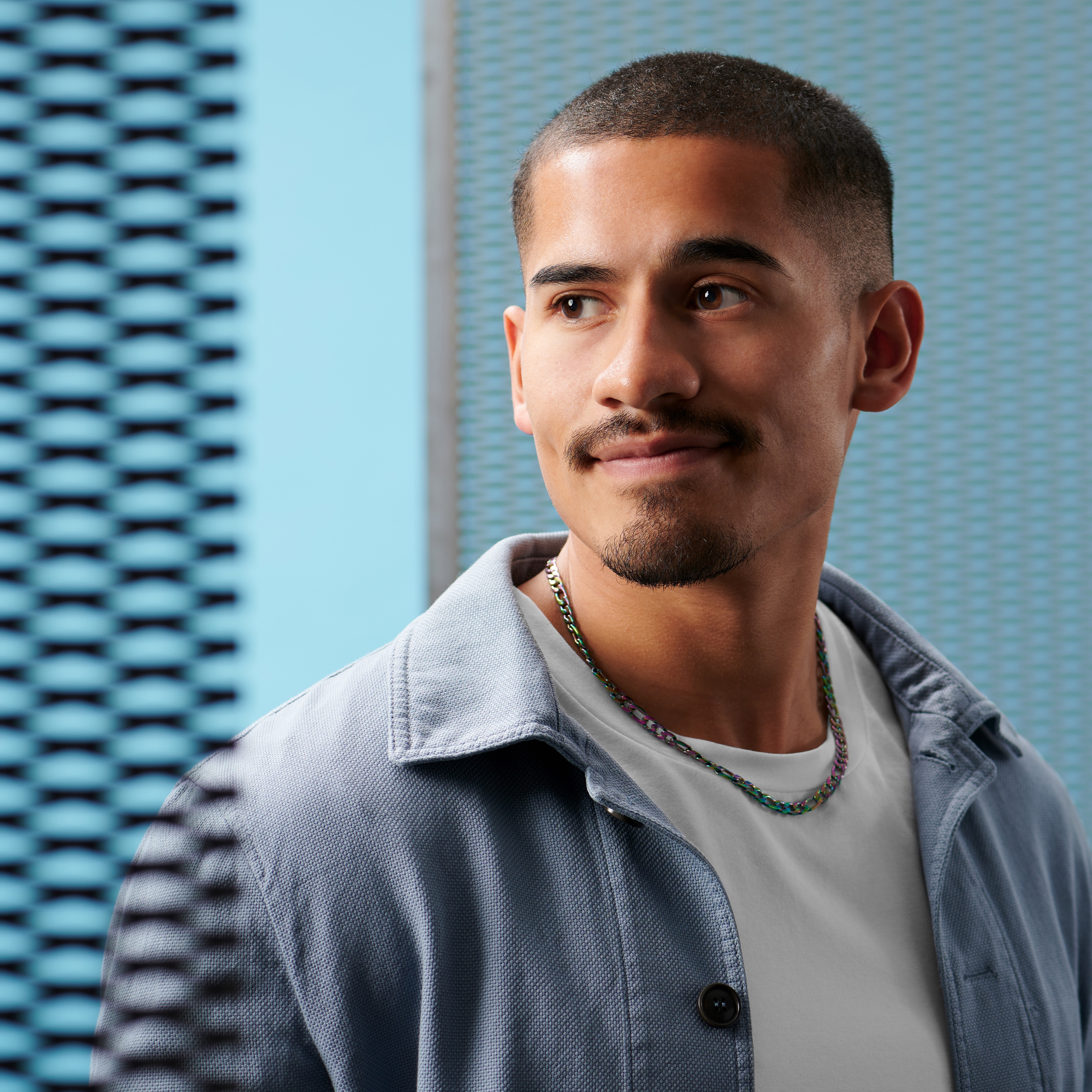 Curtis Amager Rainbow Figaro Chain Necklace - 5