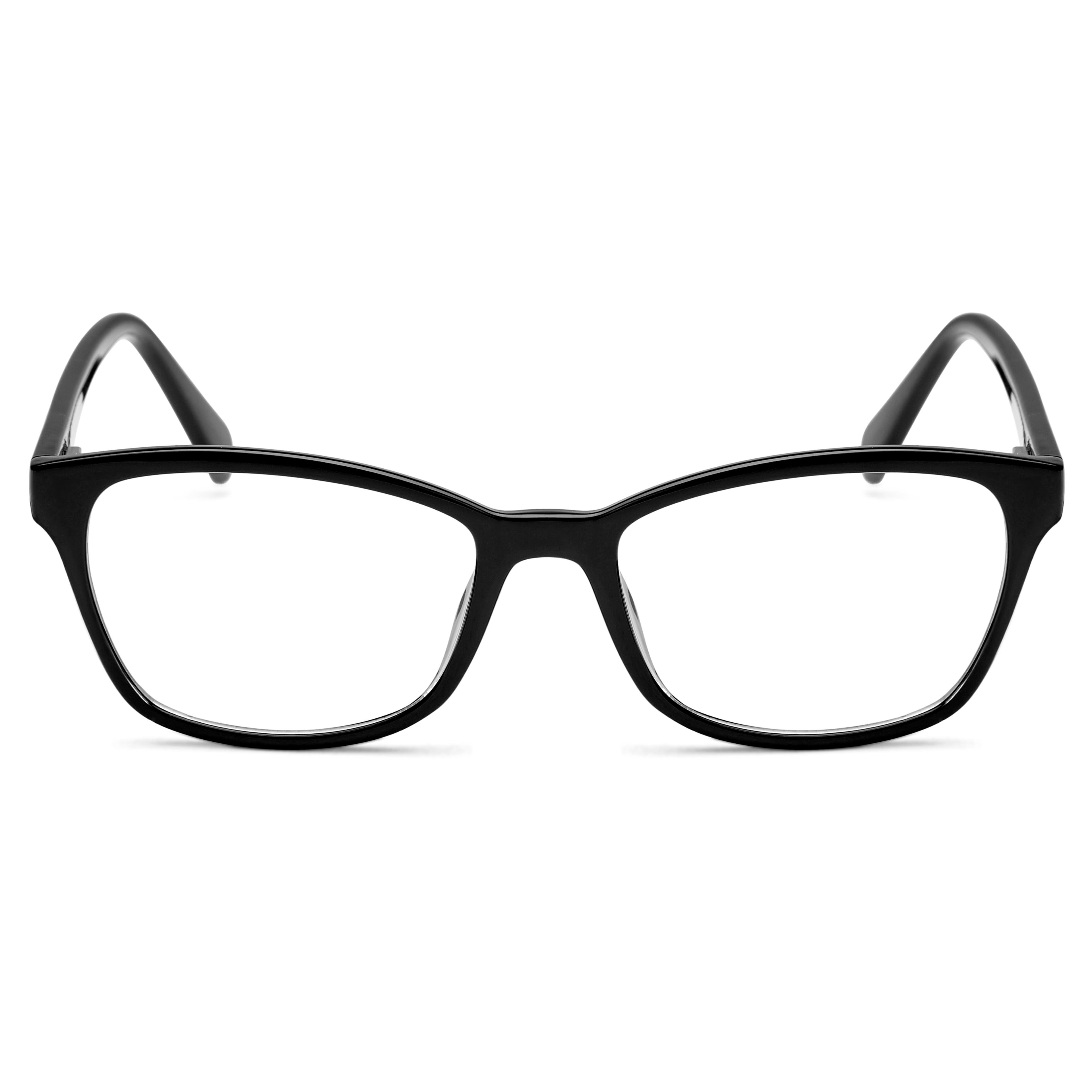 Μαύρα Γυαλιά με Διάφανους Φακούς Faculty