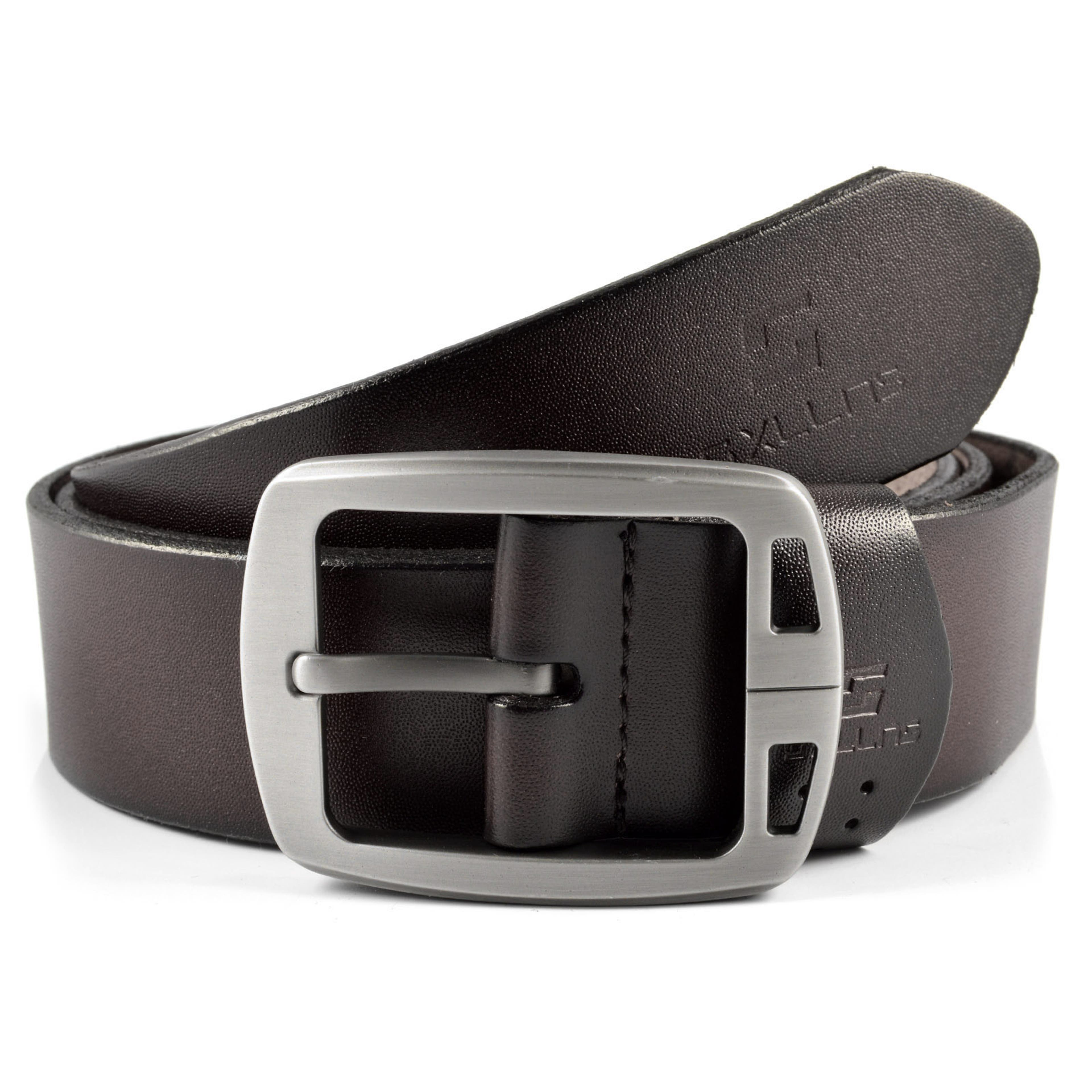 Mørkebrunt LLN Solid Belte - 1