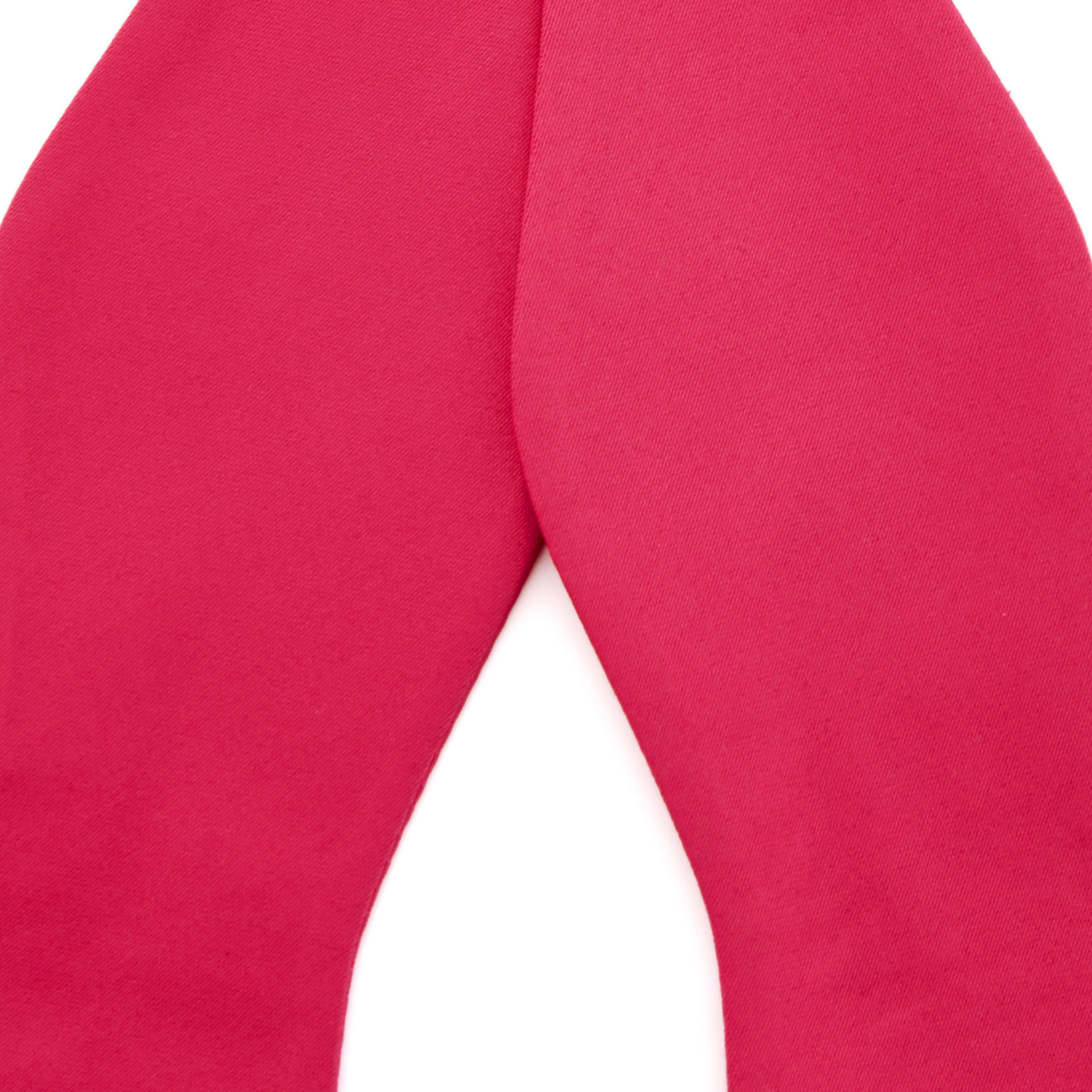 Едноцветна папийонка за връзване в крещящорозово - 2